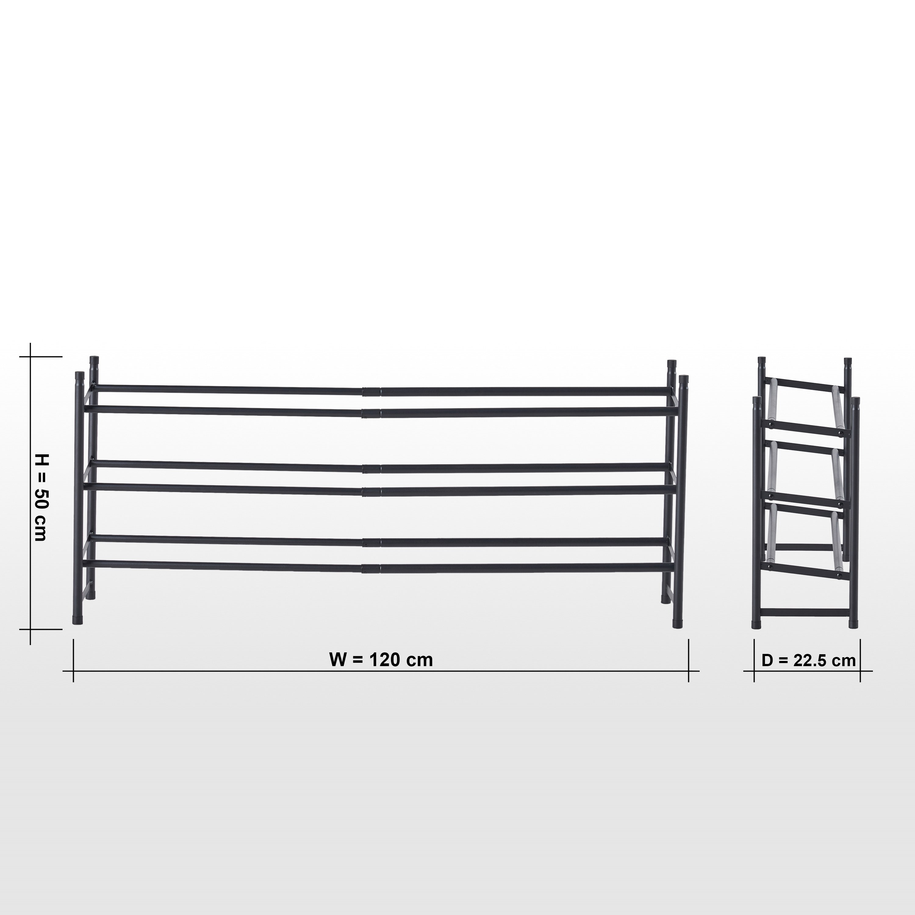 Walter 3-Tier Extendable Shoe Rack-household-storage-storagesolutions-shoeracksandstorage-image-8