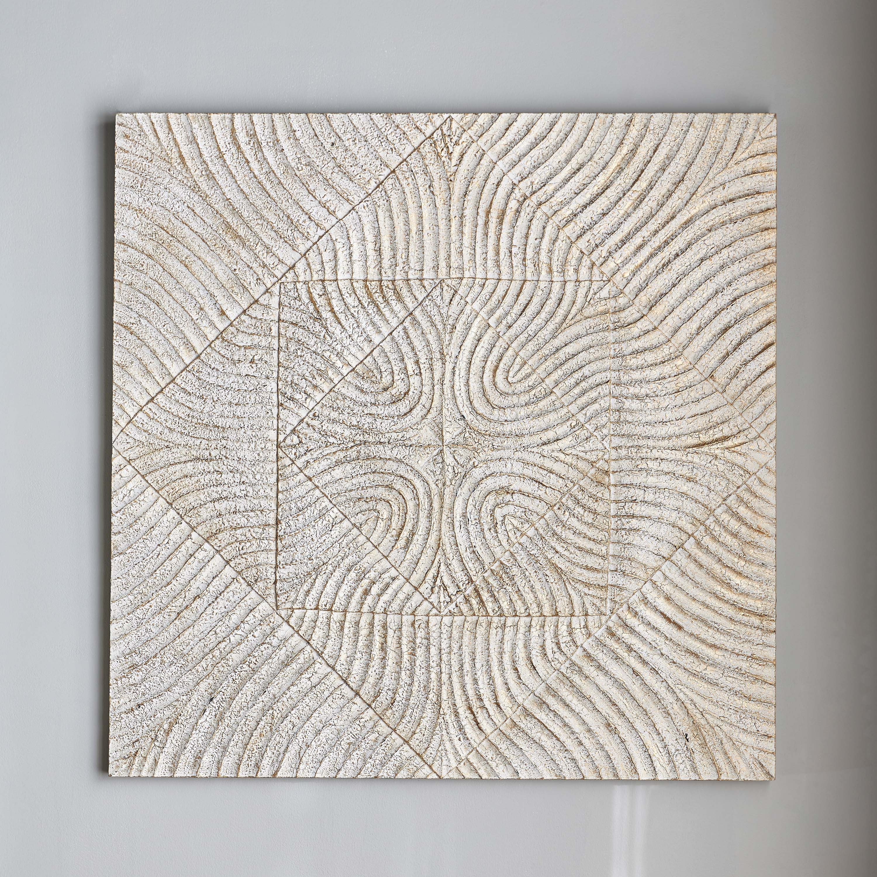 Ebrar Wooden Wall Art - 120x120 cm