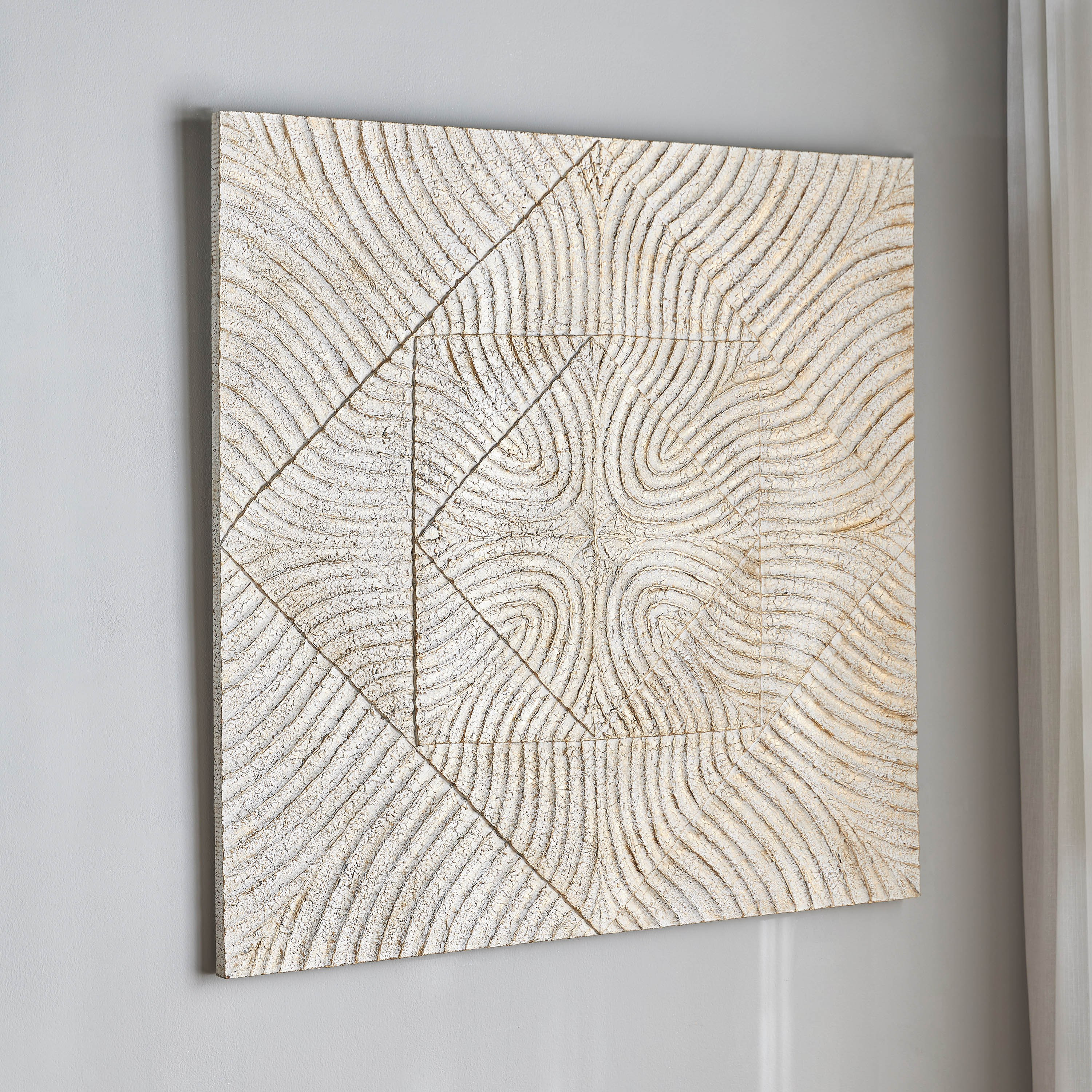 زينة حائط خشبيّة - إبرار - 120x120 سم-household-walldecorandmirrors-wallart-image-2