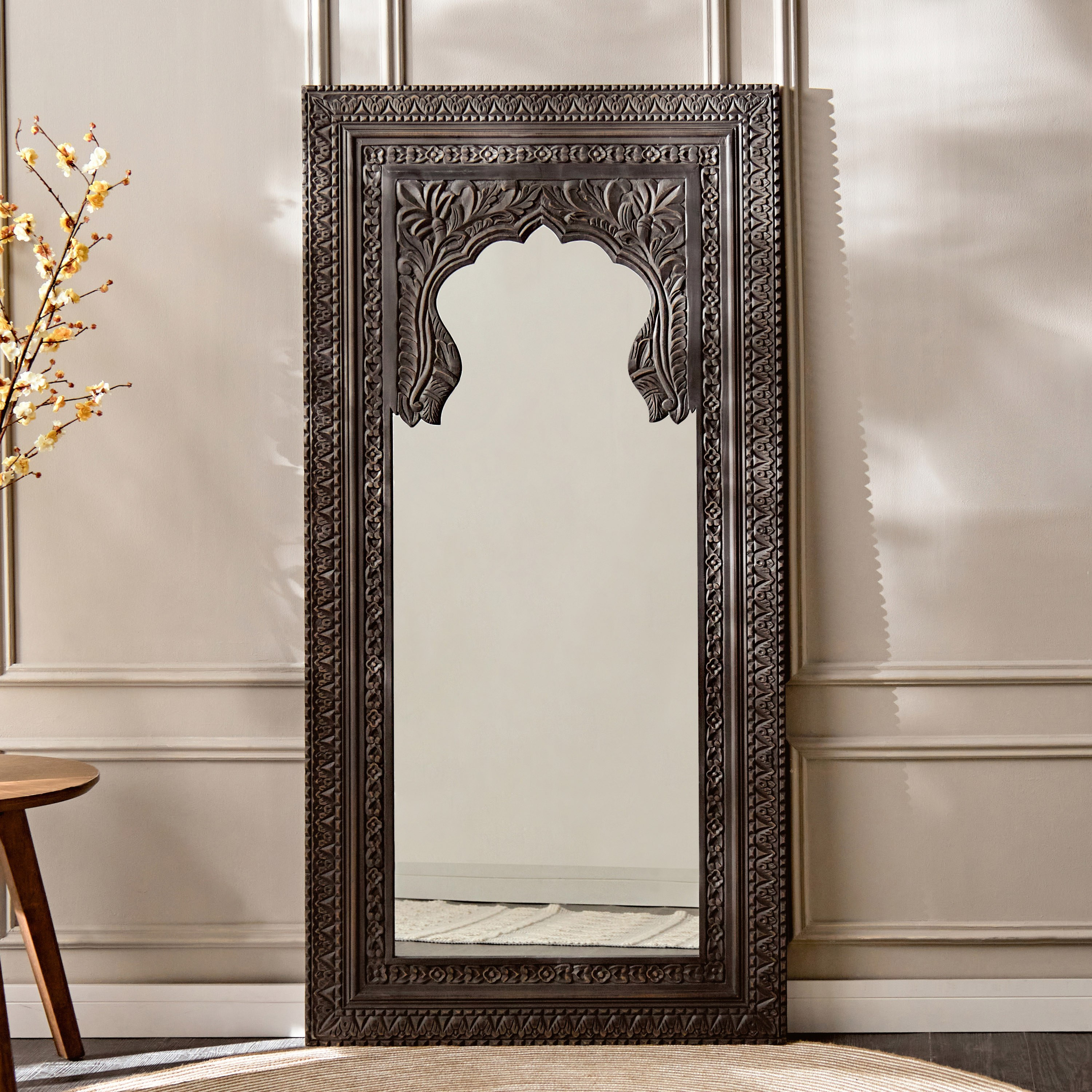 مرآة تُسند على الحائط - مليكة - 90x180 سم-household-walldecorandmirrors-mirrors-floormirrors-image-2