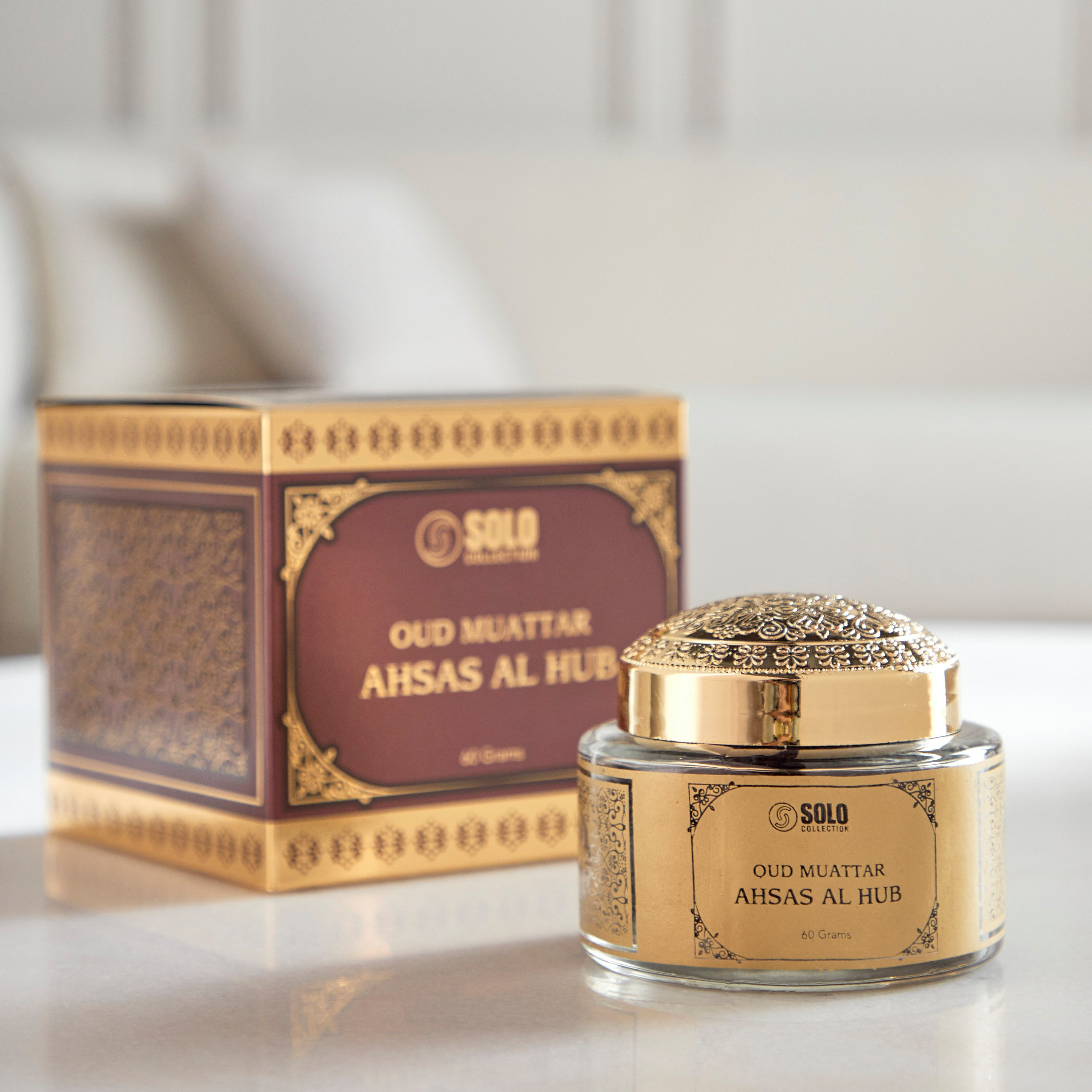 Hamidi Solo Oud Muattar Ahsas Al Hub Bakhoor - 60 g-household-homefragrance-potpourri-image-1