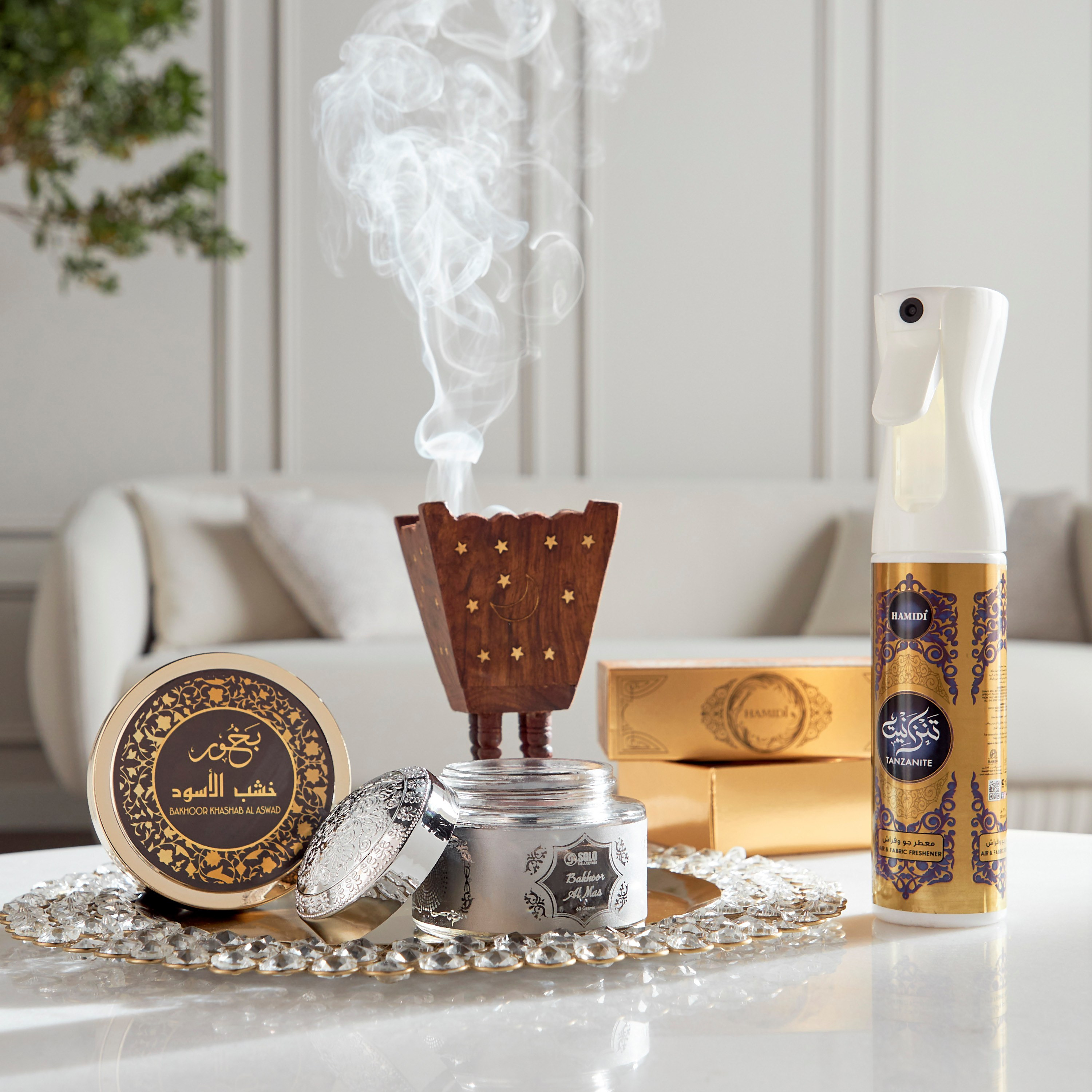 Hamidi Solo Oud Muattar Al Mas Bakhoor - 60 g-household-homefragrance-potpourri-image-3