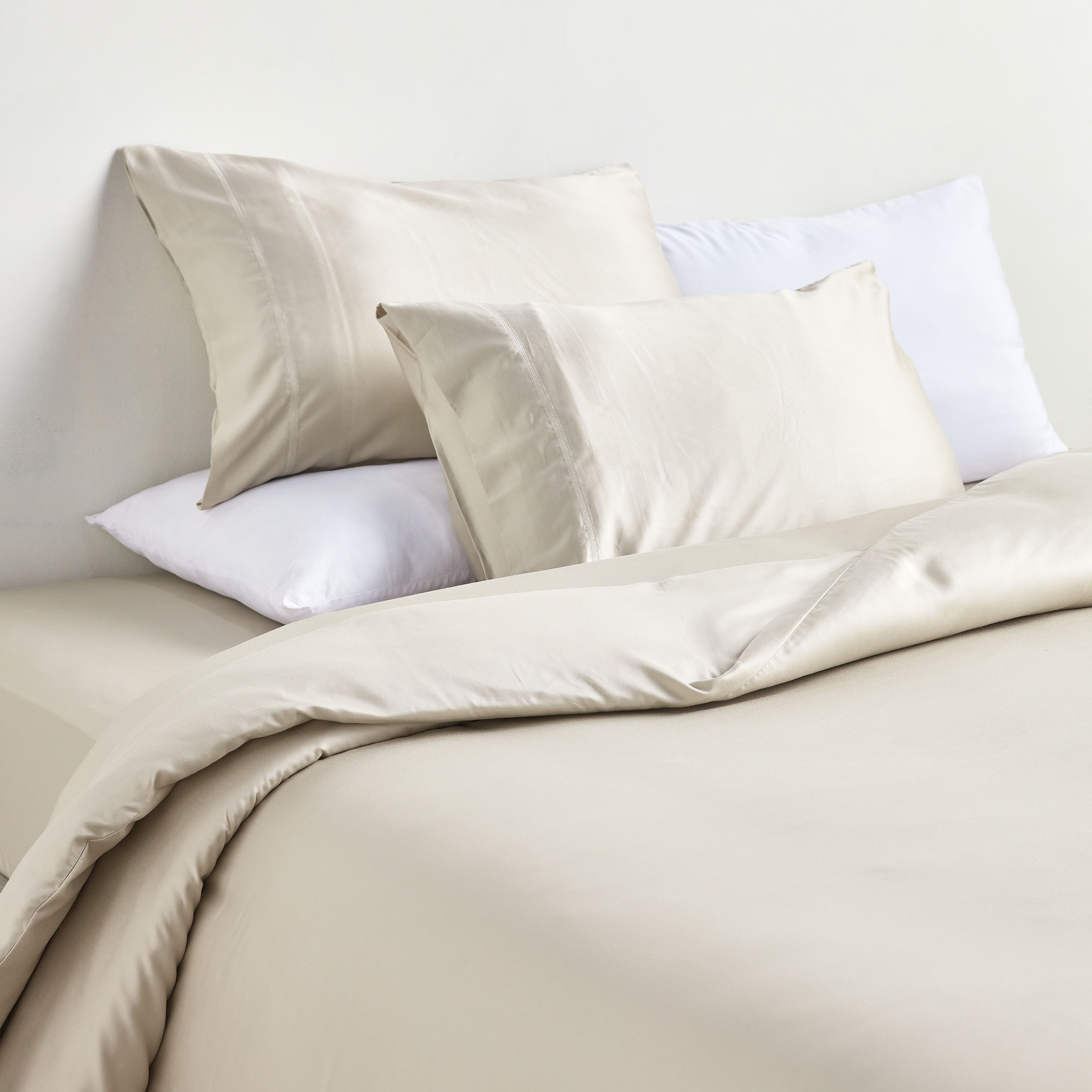 طقم غطاء لحاف سوبر كينج 3 قطع عدد خيوط 500 تينسل ساتين - ستيرلا - 260x220 سم-household-bedding-duvetandcovers-duvetcovers-image-19