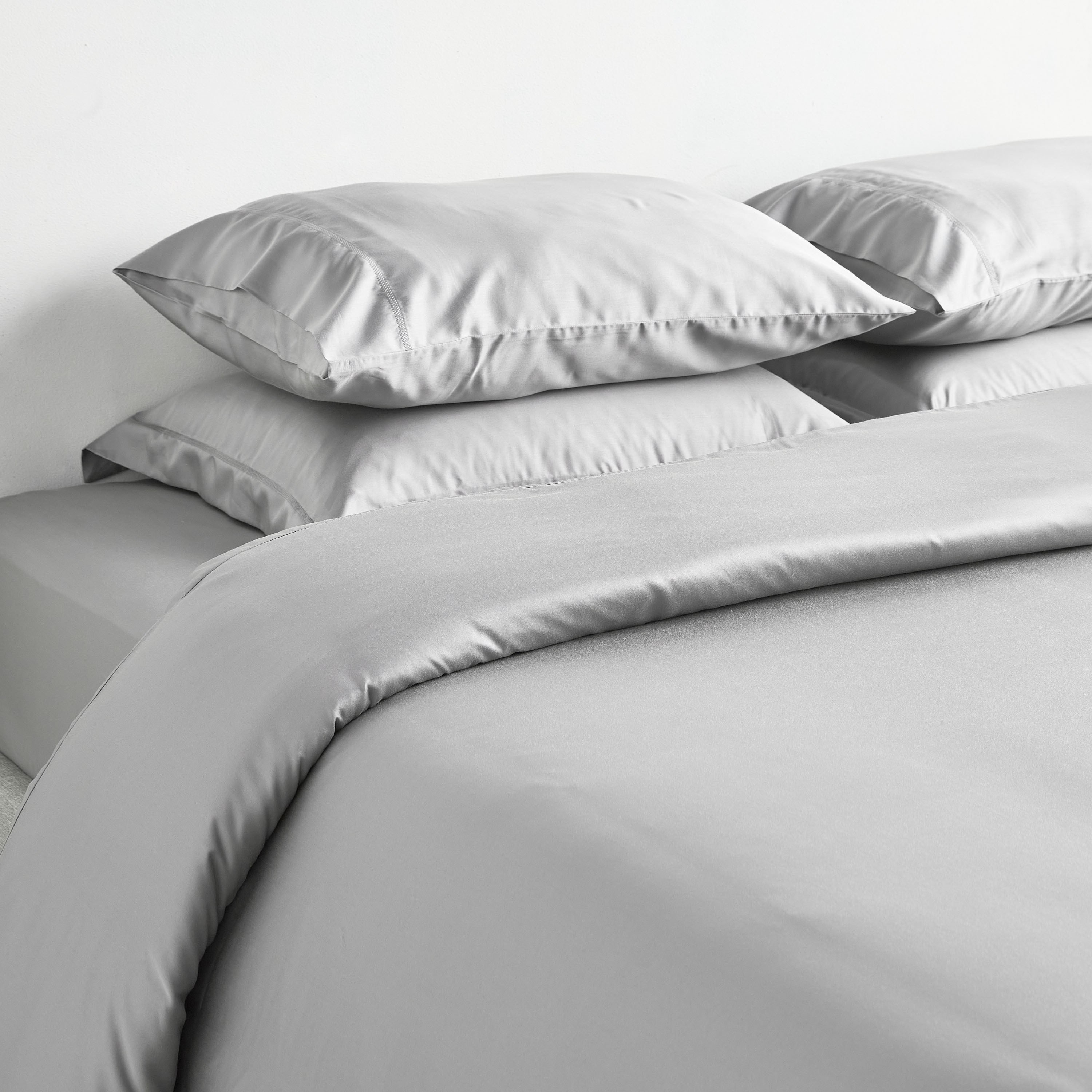 Sterla Tencel Sateen 500 Thread Count King Fitted Sheet - 180x205 cm-household-bedding-sheetsandpillowcases-fittedsheets-image-4