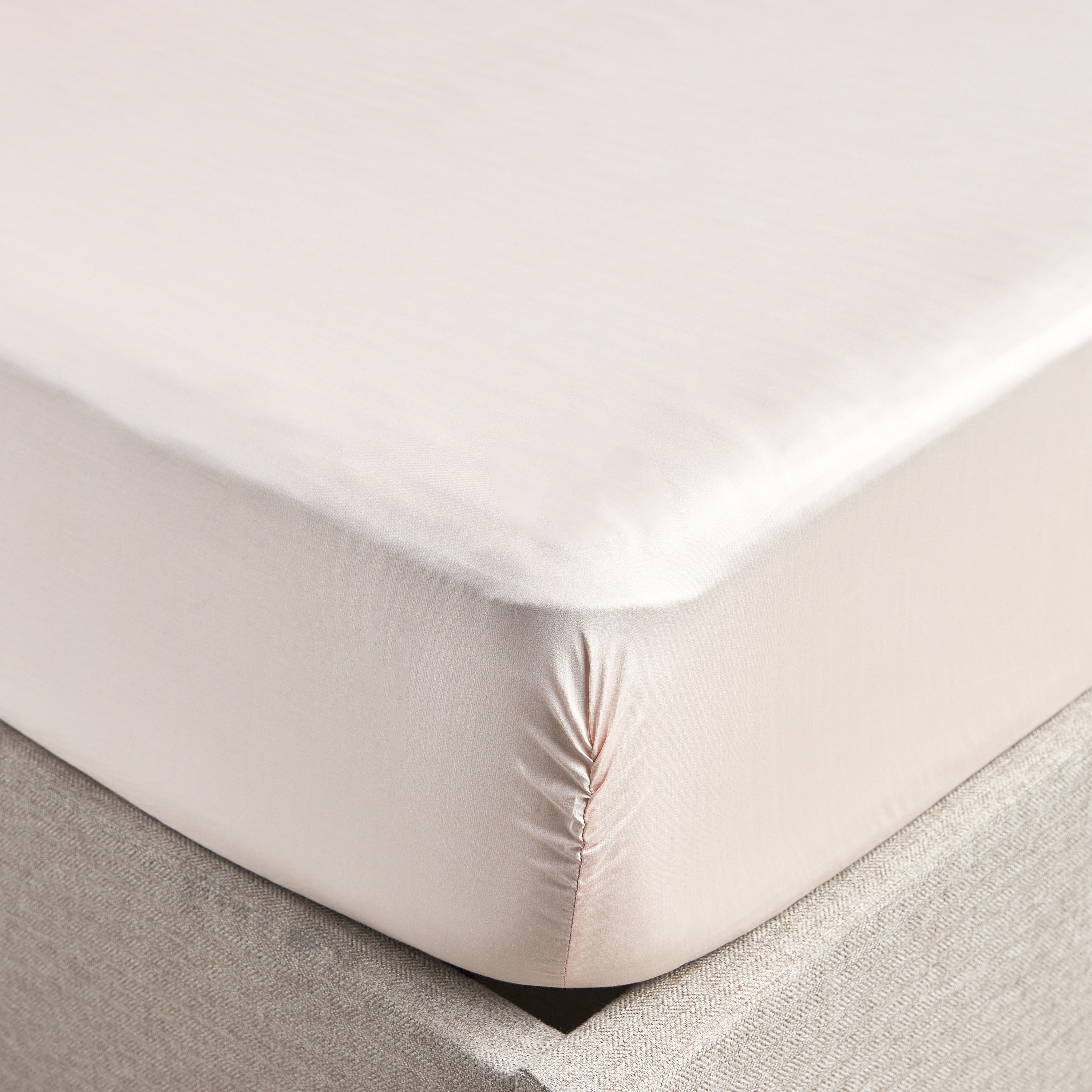 Sterla Tencel Sateen 500 Thread Count Super King Fitted Sheet - 200x205 cm-household-bedding-sheetsandpillowcases-fittedsheets-image-1