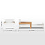 سرير توين قابل للتمدد - سكاي - 90x140-200 سم-baby-nursery-toddlerbeds-image-1