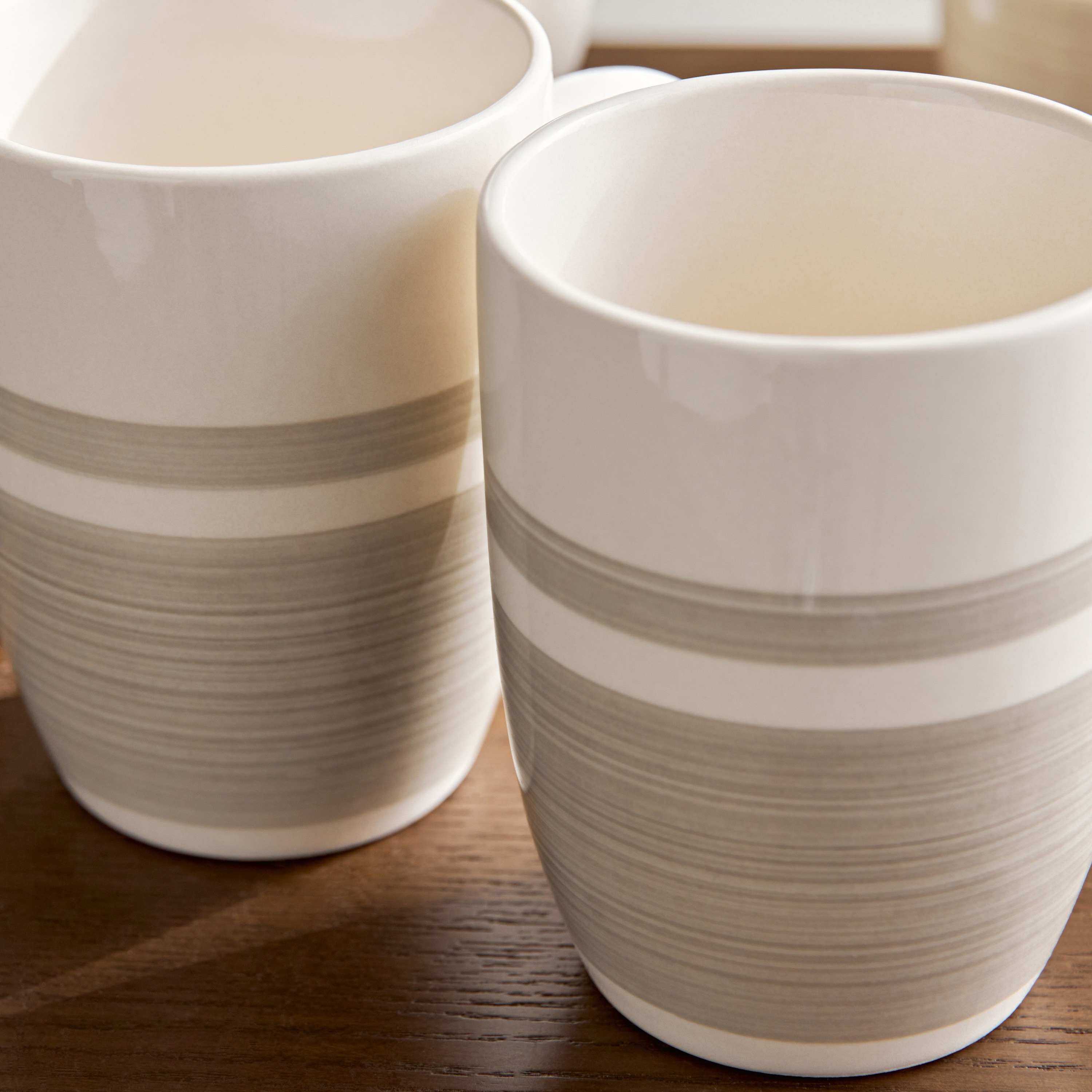 Taura 6-Piece Ceramic Mug Set - 280 ml-household-dining-teaandcoffee-teaandcoffeesets-image-2