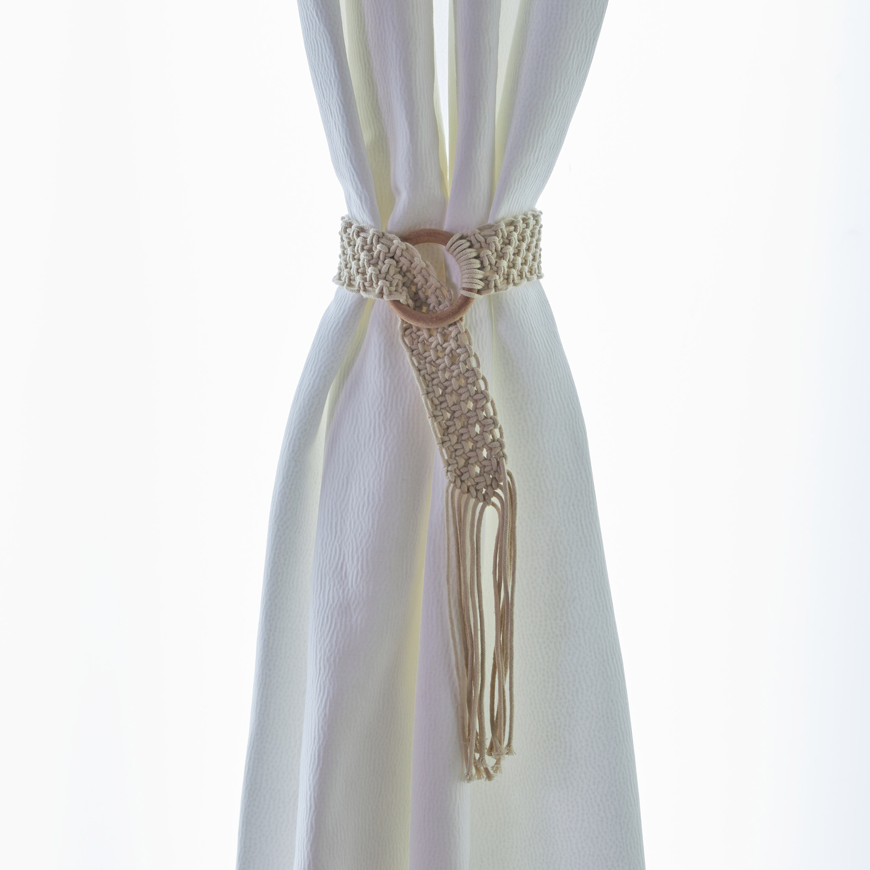 Belt with Ring Curtain Tieback - 61 cm-household-windows-curtainrodsandaccessories-windowaccessories-image-1