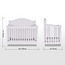 مهد 3 في 1 قابل للتحويل - لارا - 70x130 سم-baby-nursery-furniture-cribsandbeds-babycribs-image-1
