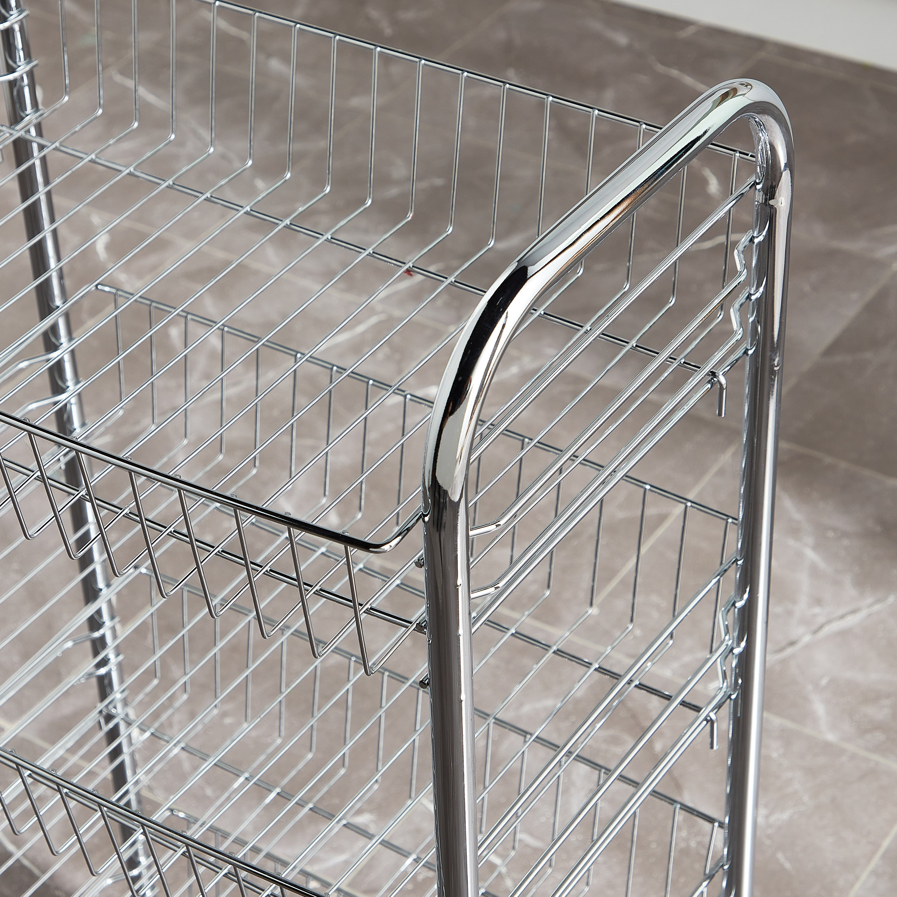 Lewiston 4-Tier Kitchen Trolley-furniture-diningroom-servingtrolleys-image-3