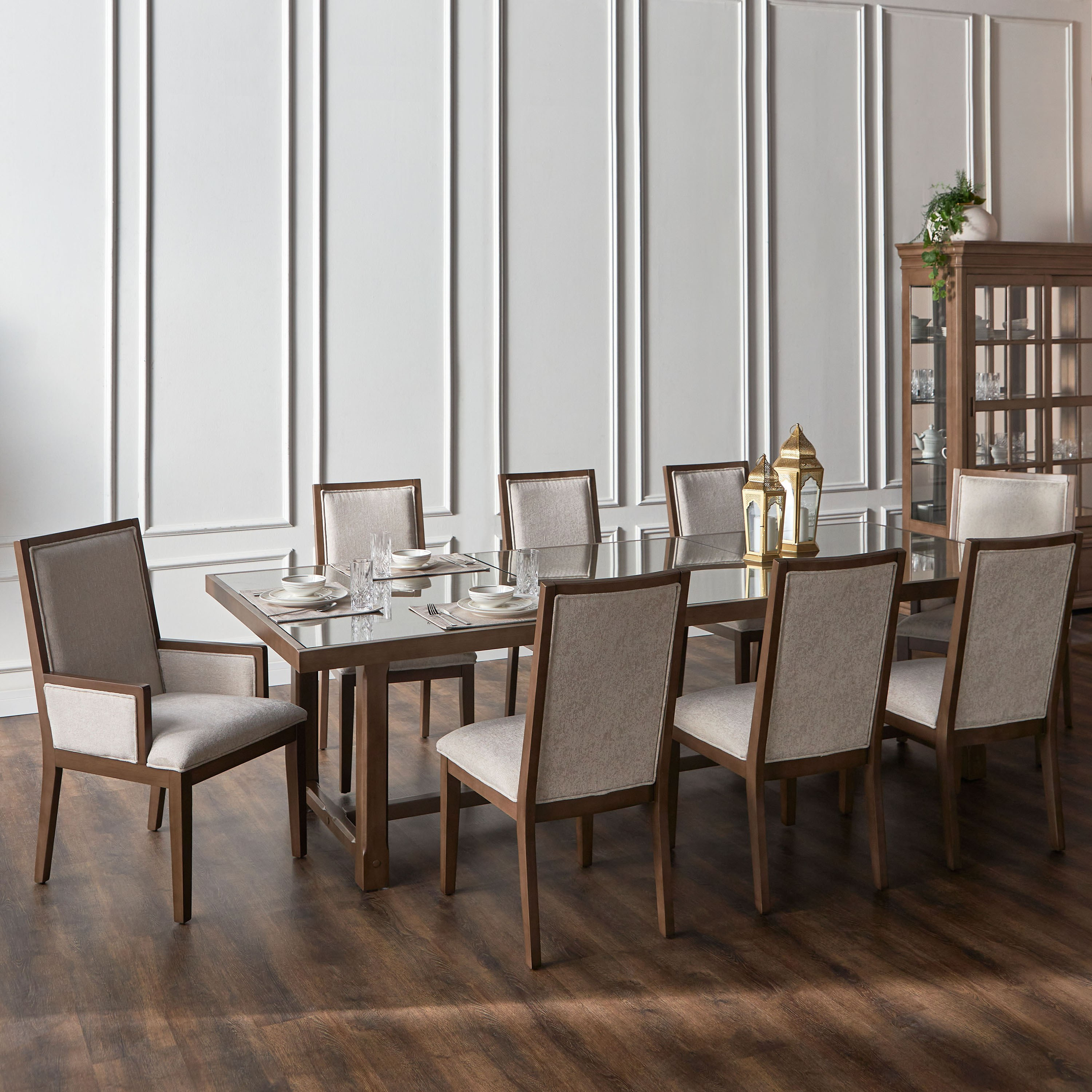 10 seater glass online dining table