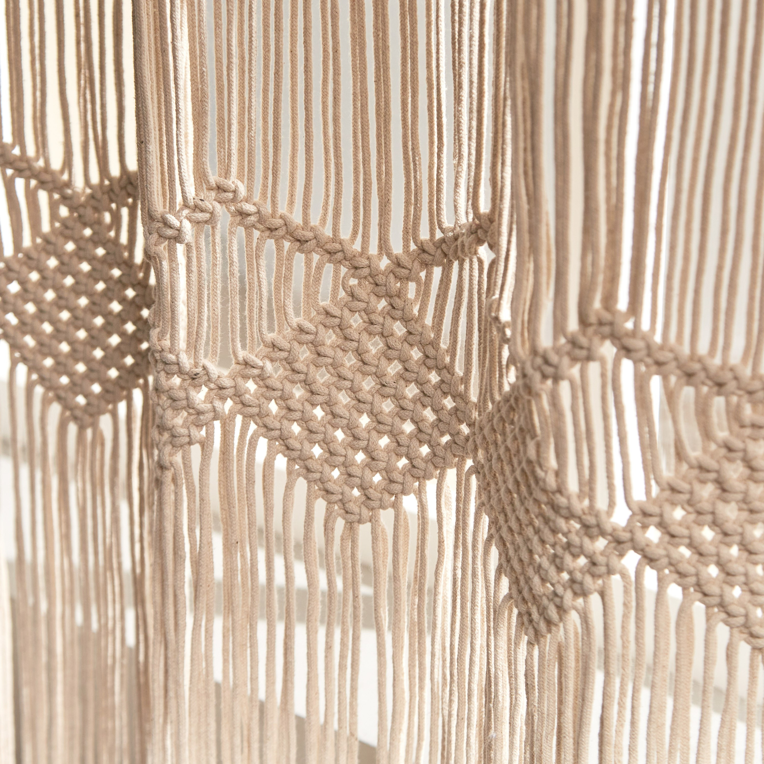 Macrame Curtain Panel - 112x245 cm-household-windows-curtains-image-3