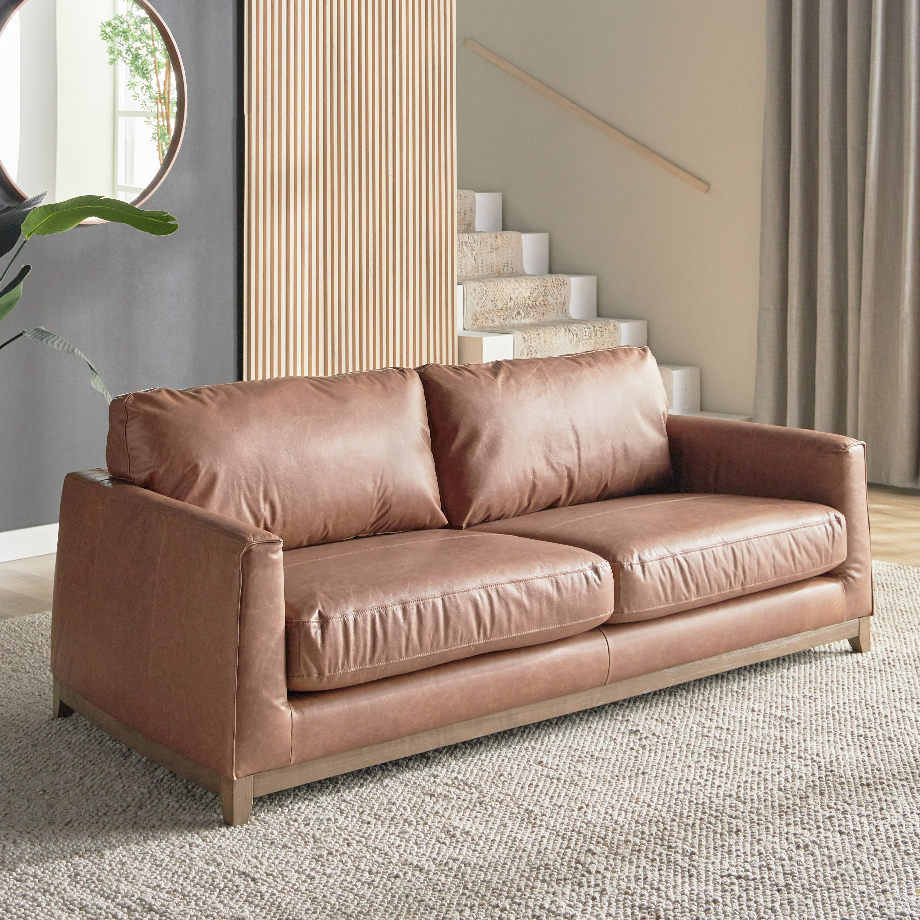 Benheart 3-Seater Leather Sofa