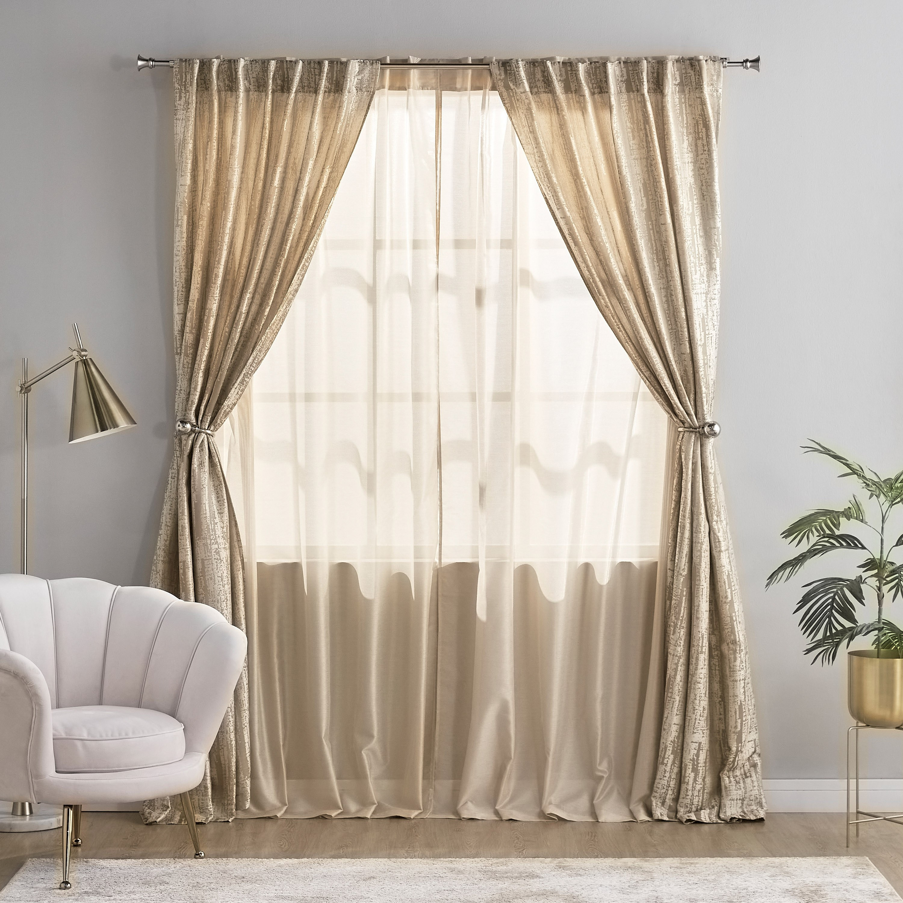 Kiely 2-Piece Curtain Set - 132x300 cm-household-windows-curtains-image-6