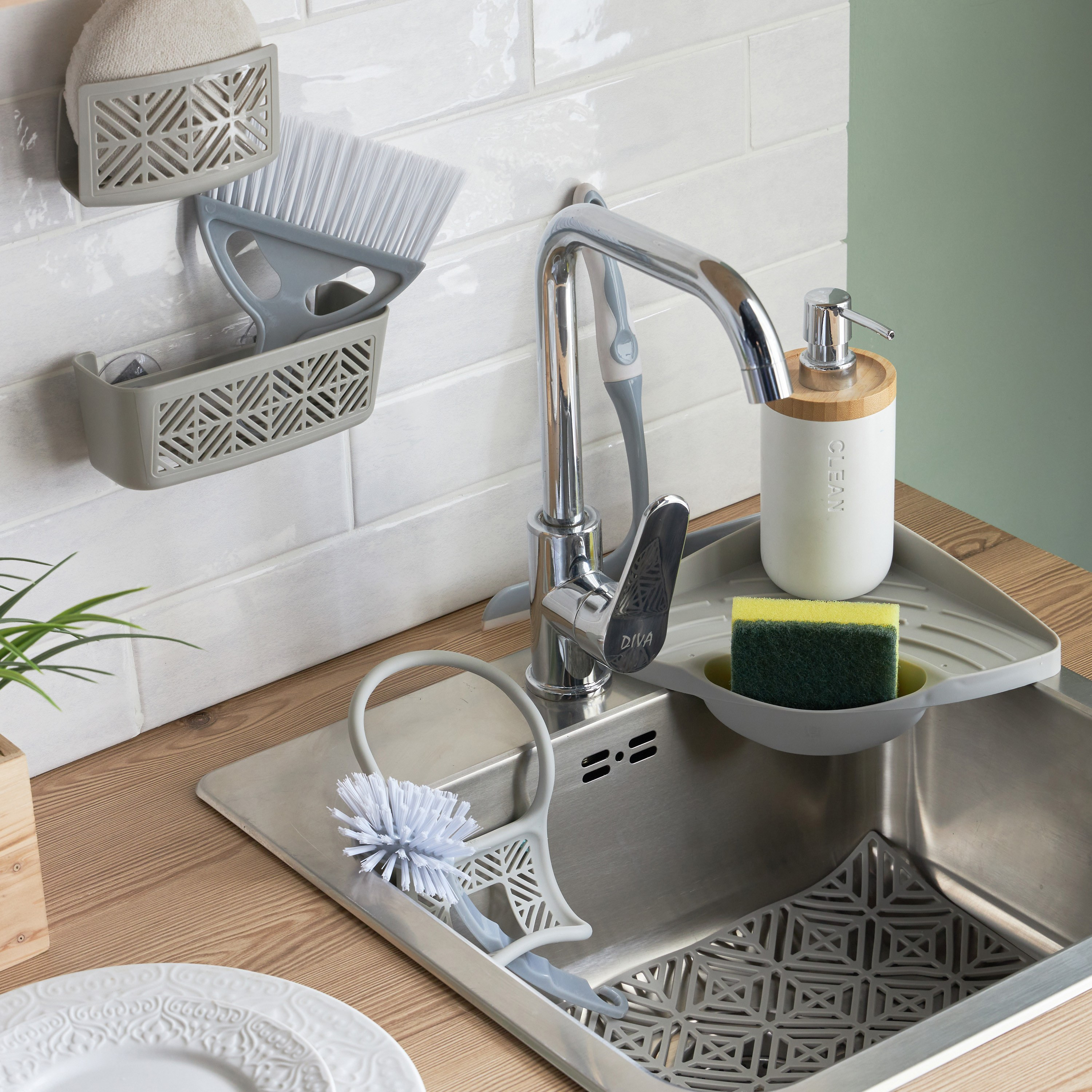 Kitchen sink corner shelf sale