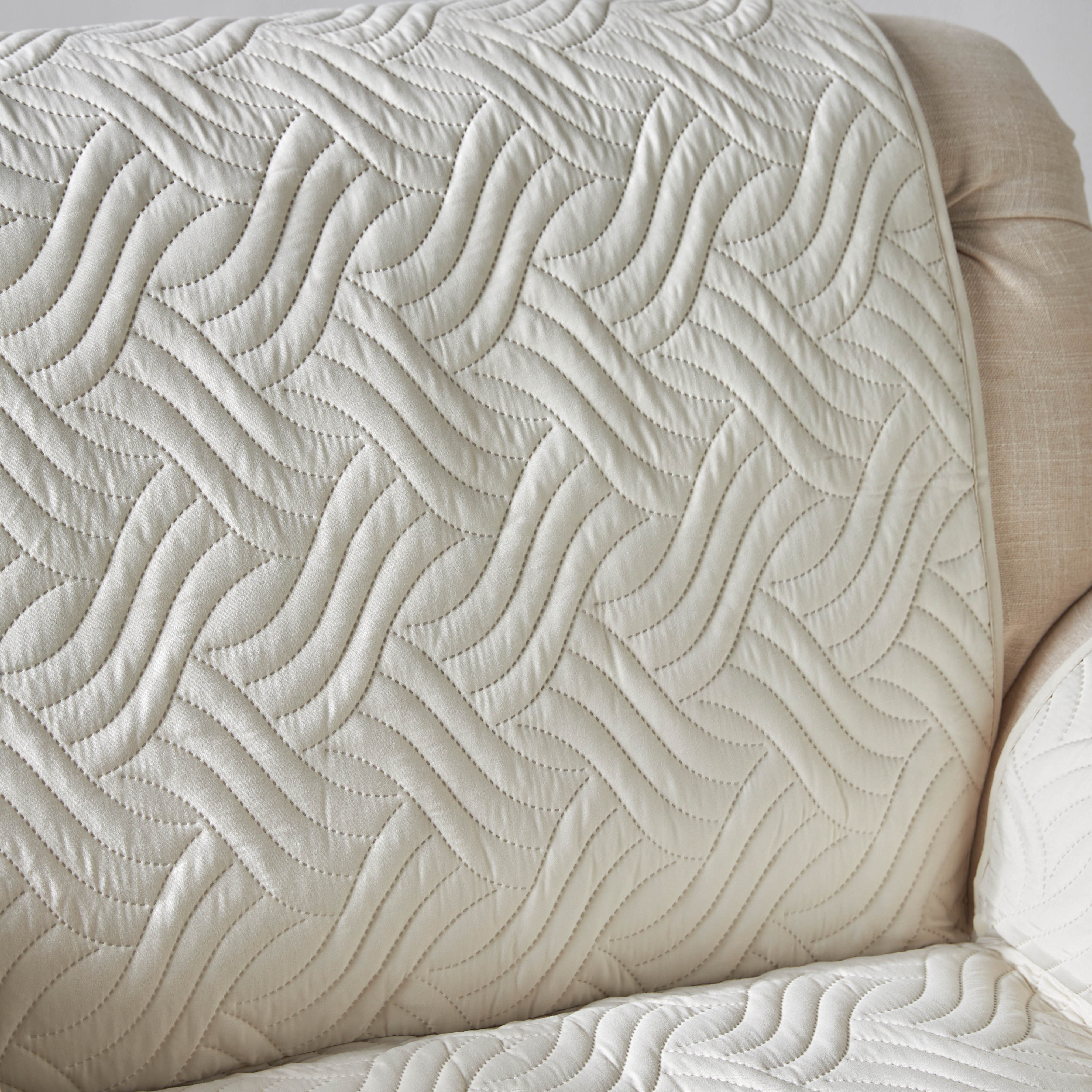 Essential Wave 1-Seater Sofa Cover - 165x179 cm-household-cushionsandthrows-seatcovers-image-3