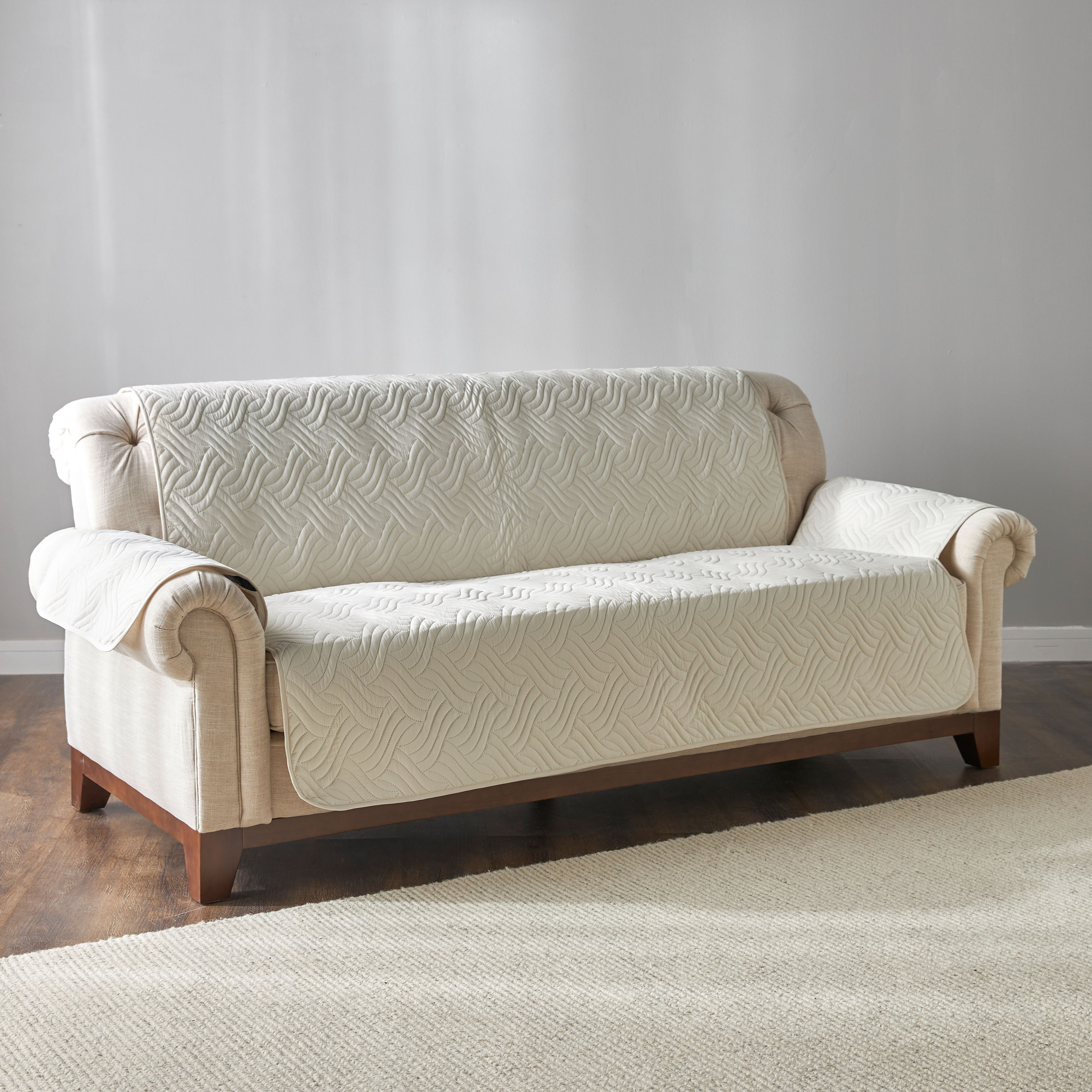 Essential Wave 3-Seater Sofa Cover - 279x179 cm-household-cushionsandthrows-seatcovers-image-1