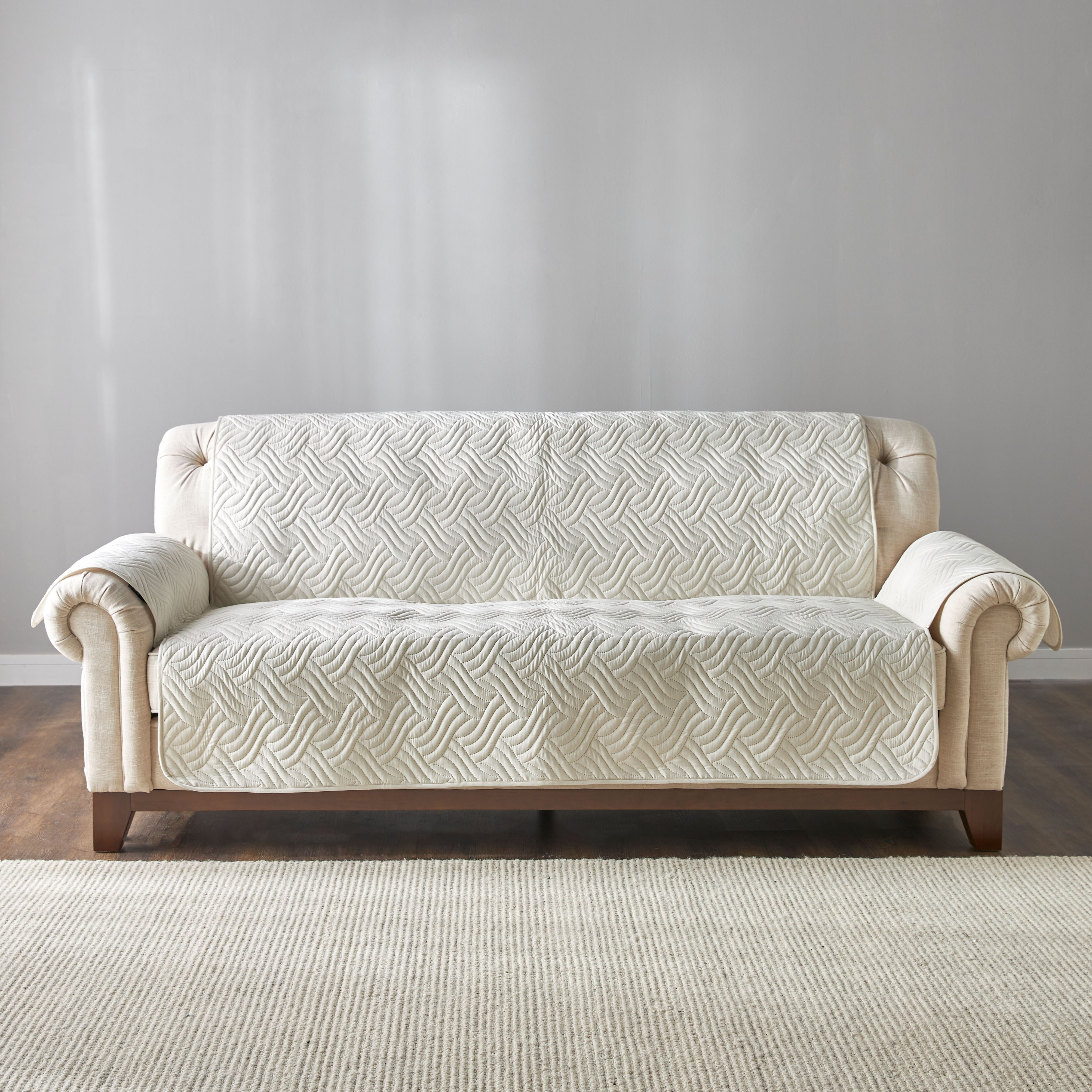Essential Wave 3-Seater Sofa Cover - 279x179 cm-household-cushionsandthrows-seatcovers-image-2