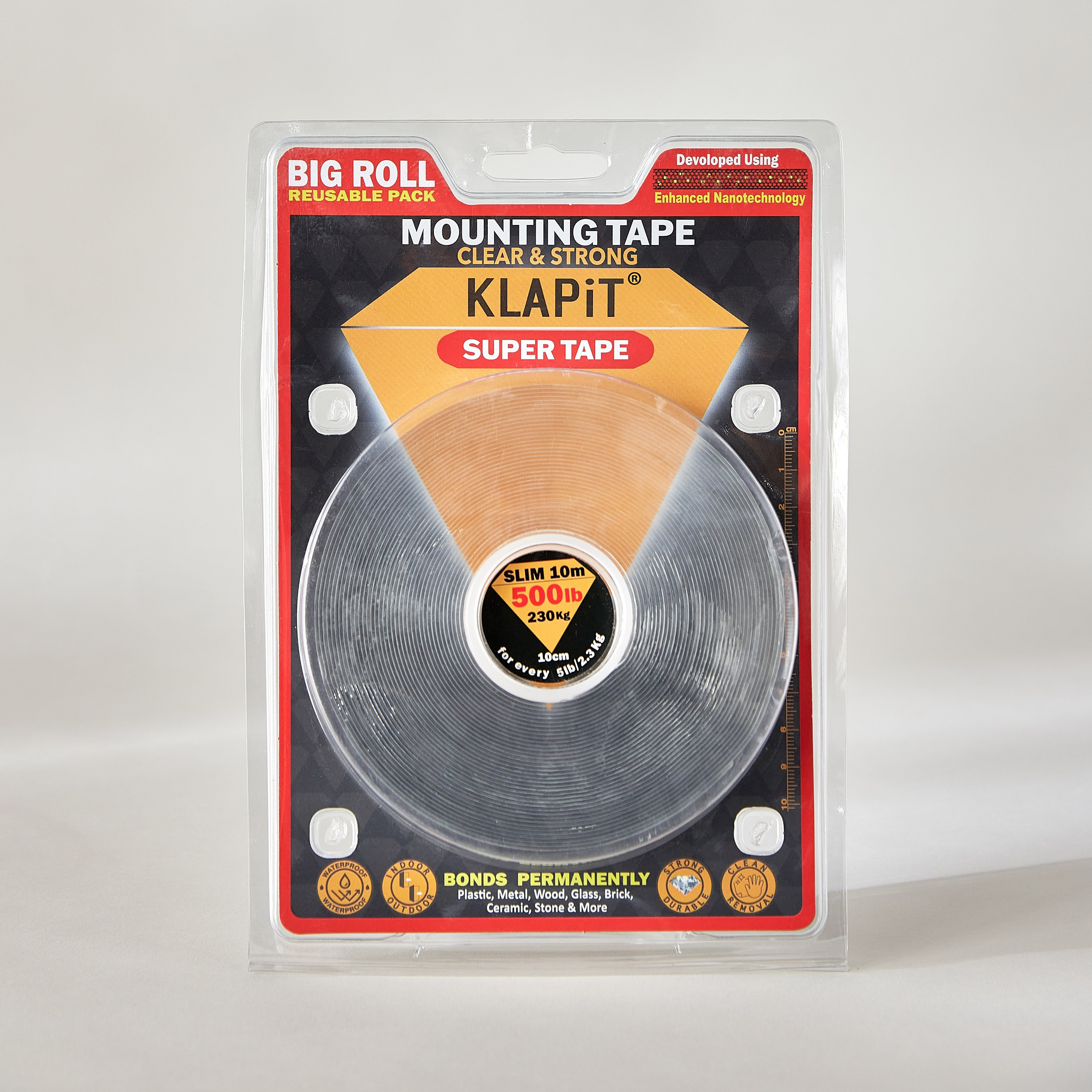 KLAPiT Mounting Slim Tape - 10 m-household-walldecorandmirrors-wallaccessories-image-1