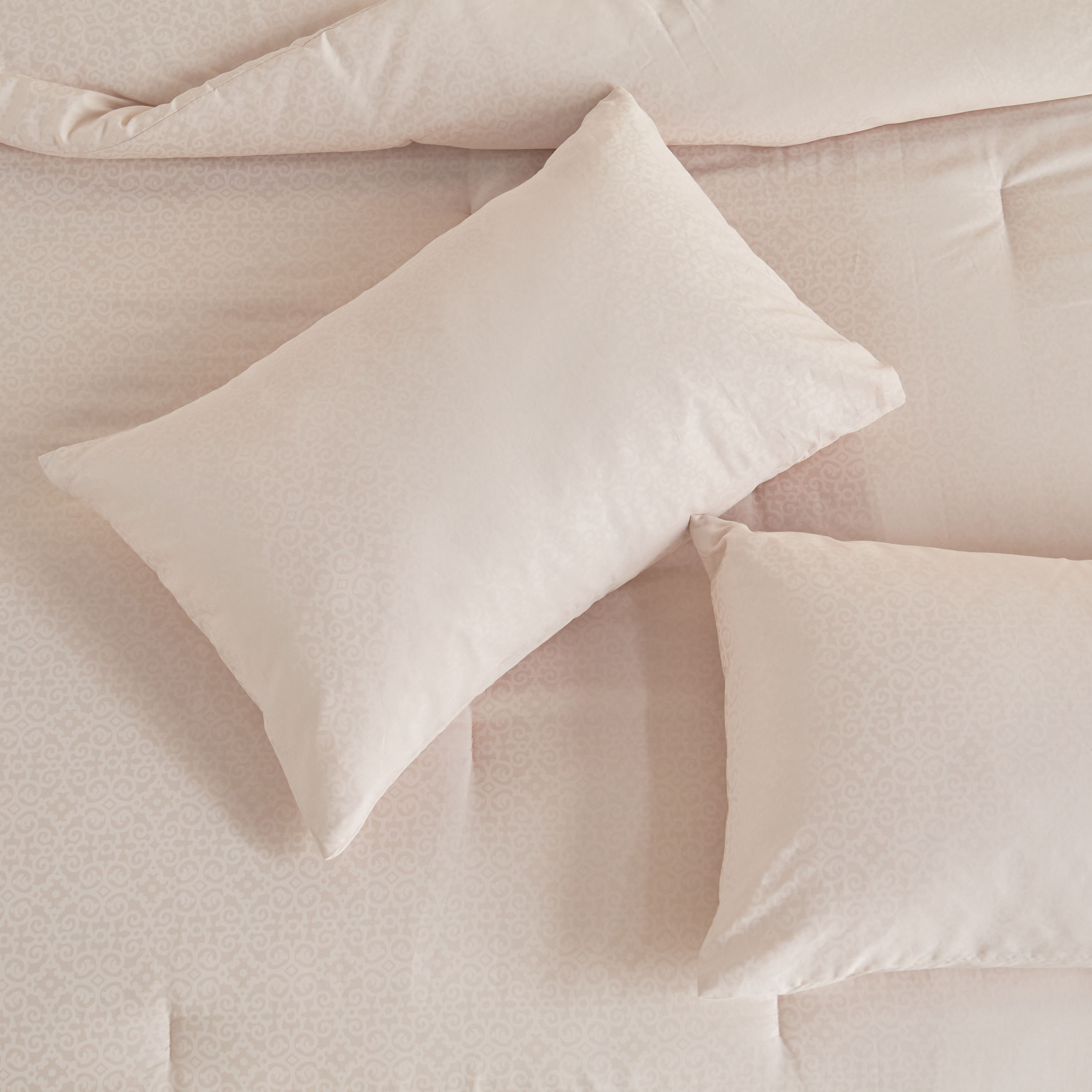 Amour Egyptian Cotton Sateen 300 Thread Count 3-Piece Queen Comforter Set - 200x240 cm-household-bedding-comfortersandbedspreads-comforters-image-3