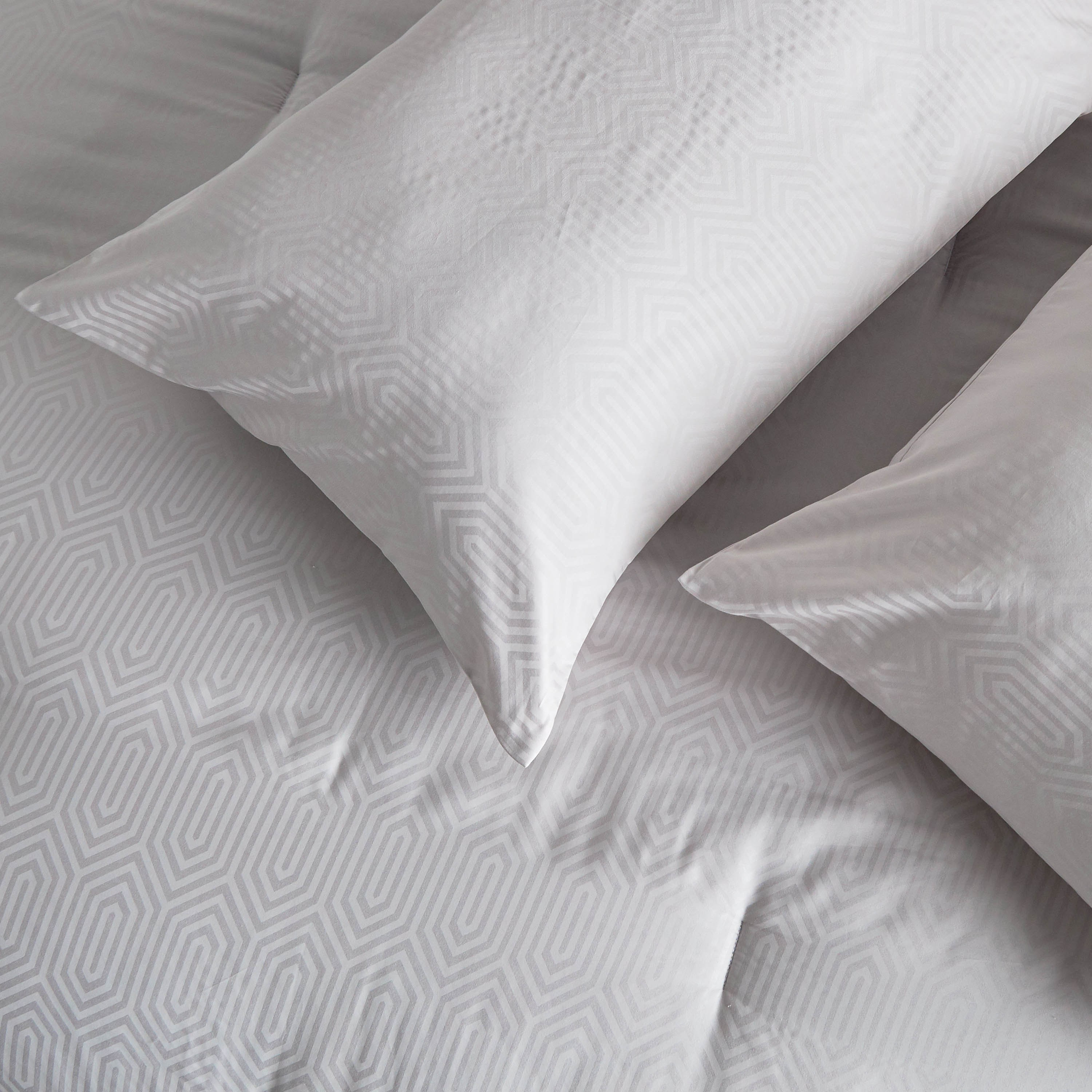 Amour Egyptian Cotton Sateen 300 Thread Count 3-Piece Super King Comforter Set - 250x260 cm-household-bedding-comfortersandbedspreads-comforters-image-3