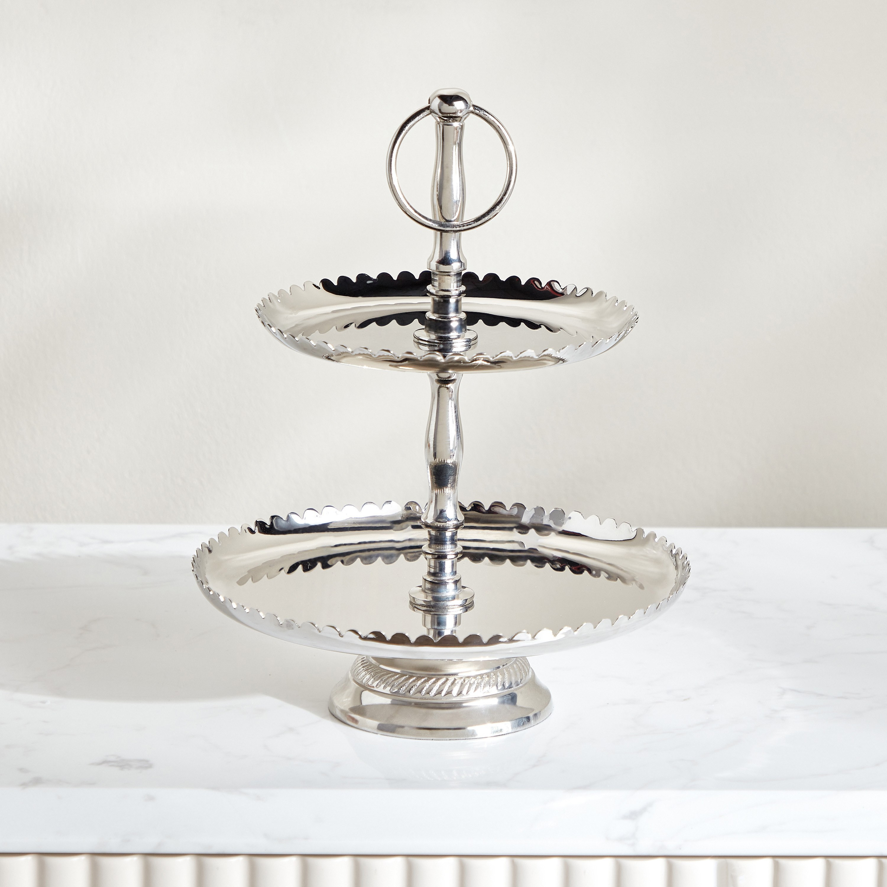 Terreno Two-Tier Cake Stand-household-dining-serveware-cakestands-image-1