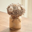 باقة زهور روز مختلطة ومجففة في إناء زرع زجاج - 17 سم-household-gardenandoutdoor-artificialflowersandplants-flowers-image-3