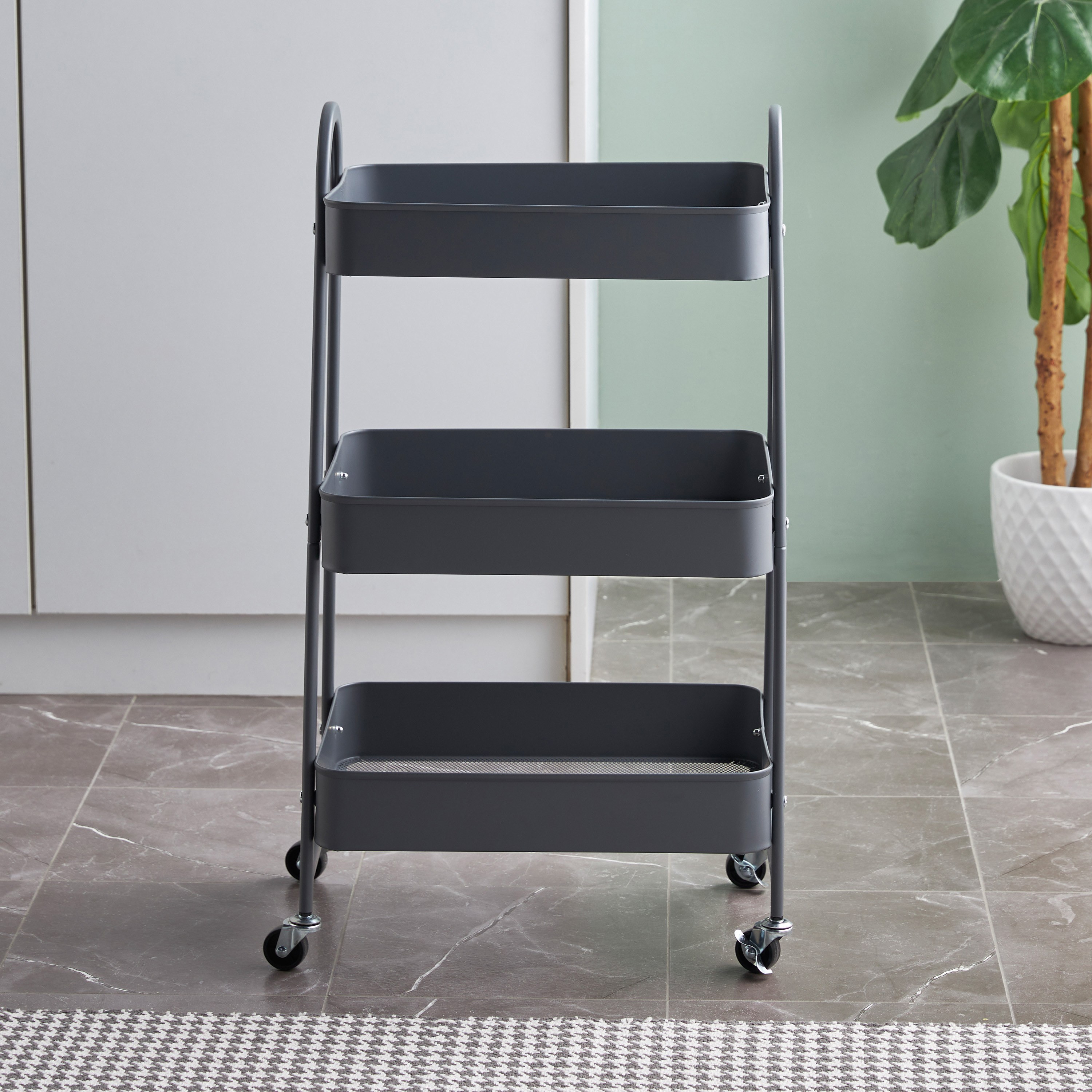 Blair 3-Tier Kitchen Trolley-household-kitchen-kitchenorganising-kitchentrolleys-image-2