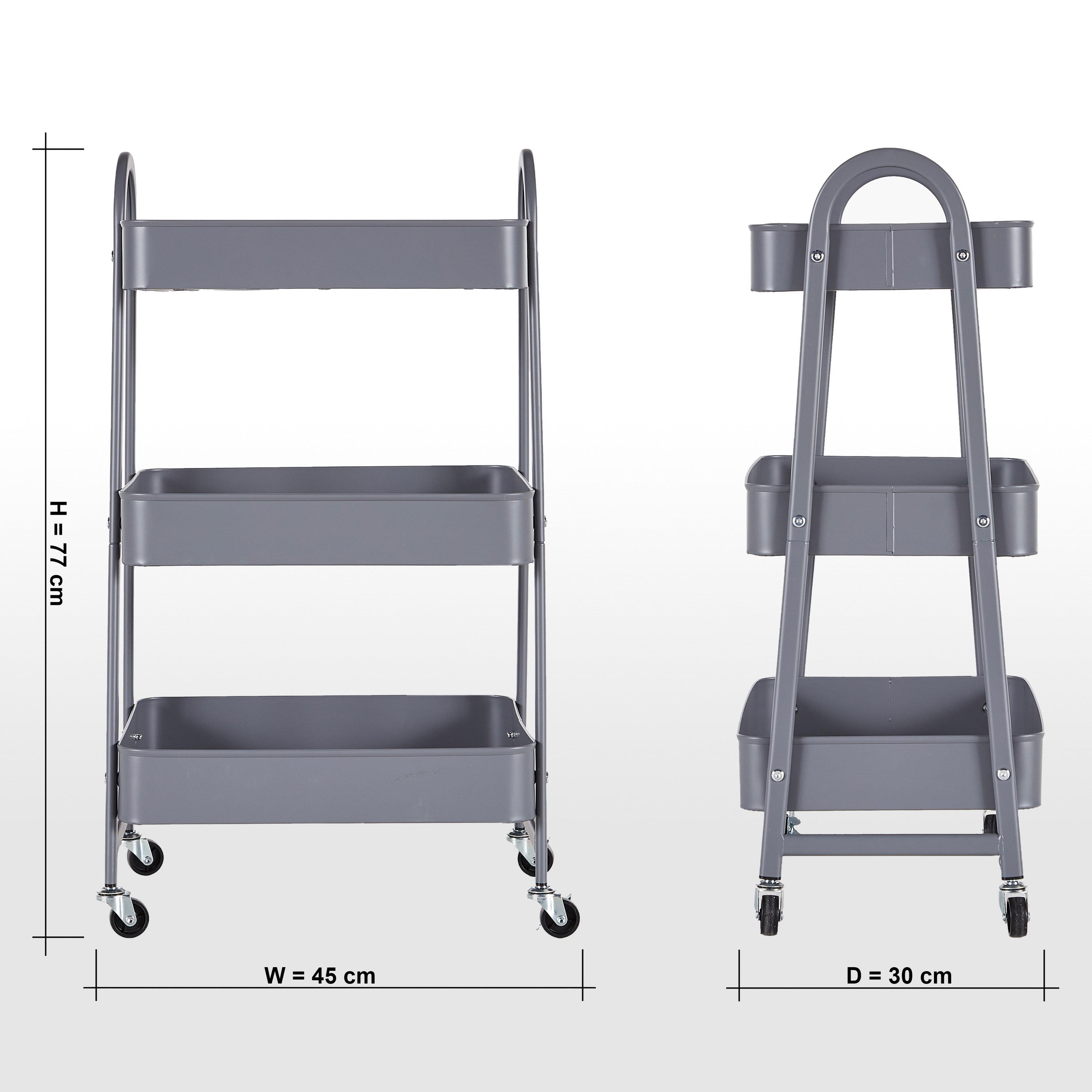 Blair 3-Tier Kitchen Trolley-household-kitchen-kitchenorganising-kitchentrolleys-image-6