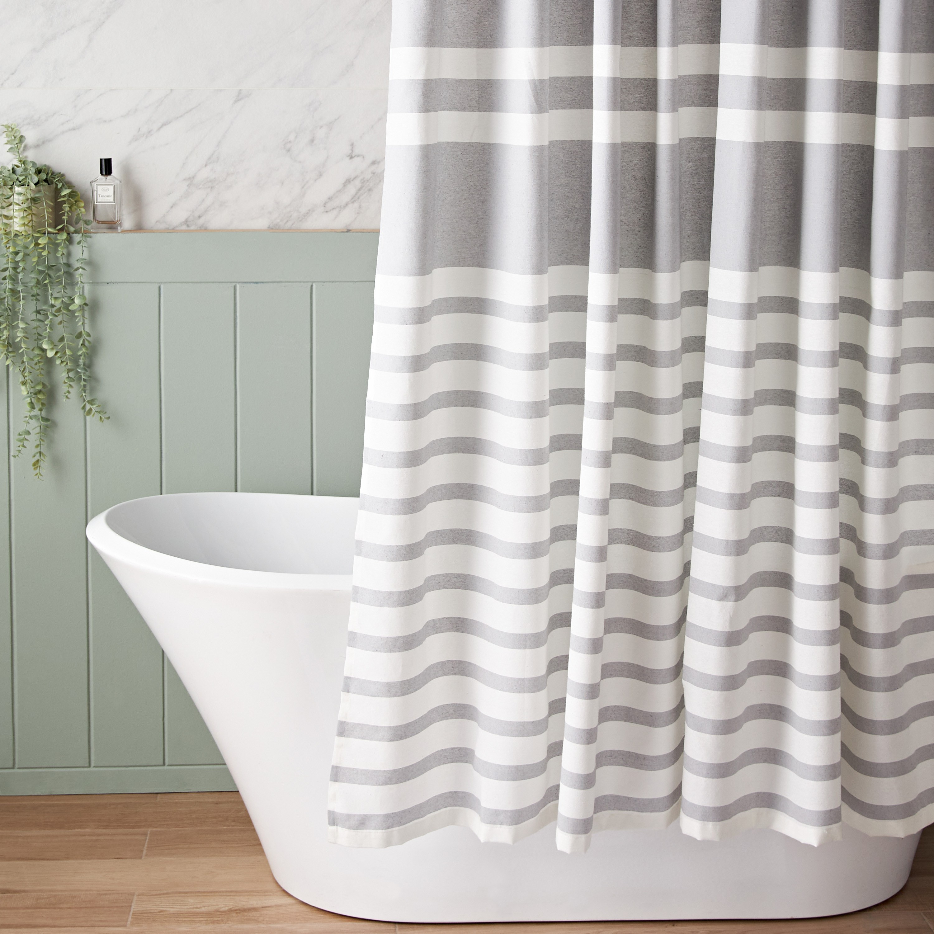 Geo Shower Curtain - 240x180 cm-household-bathandlaundry-shower-showercurtainandliners-image-1