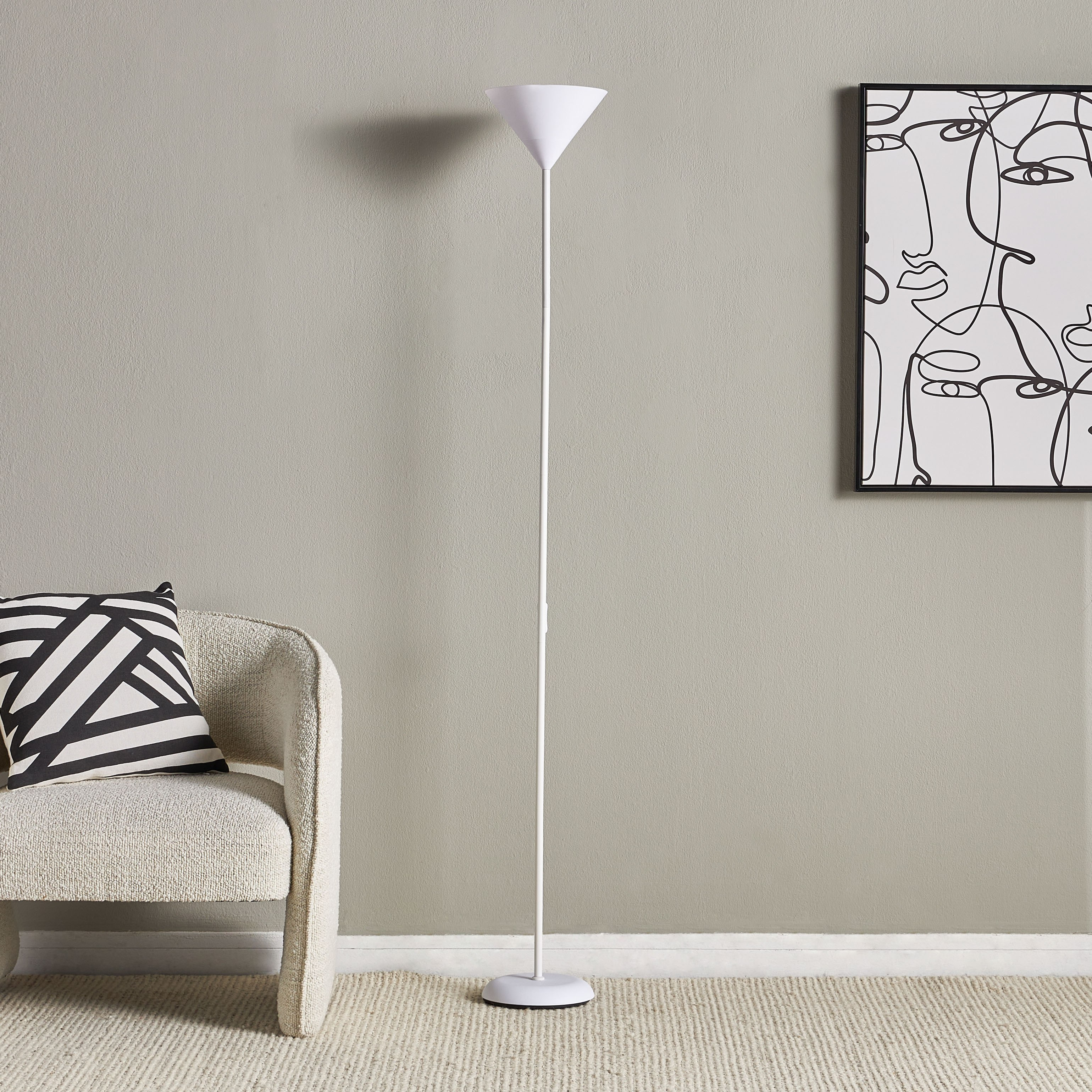 Pentine Metal Floor Lamp - 175 cm