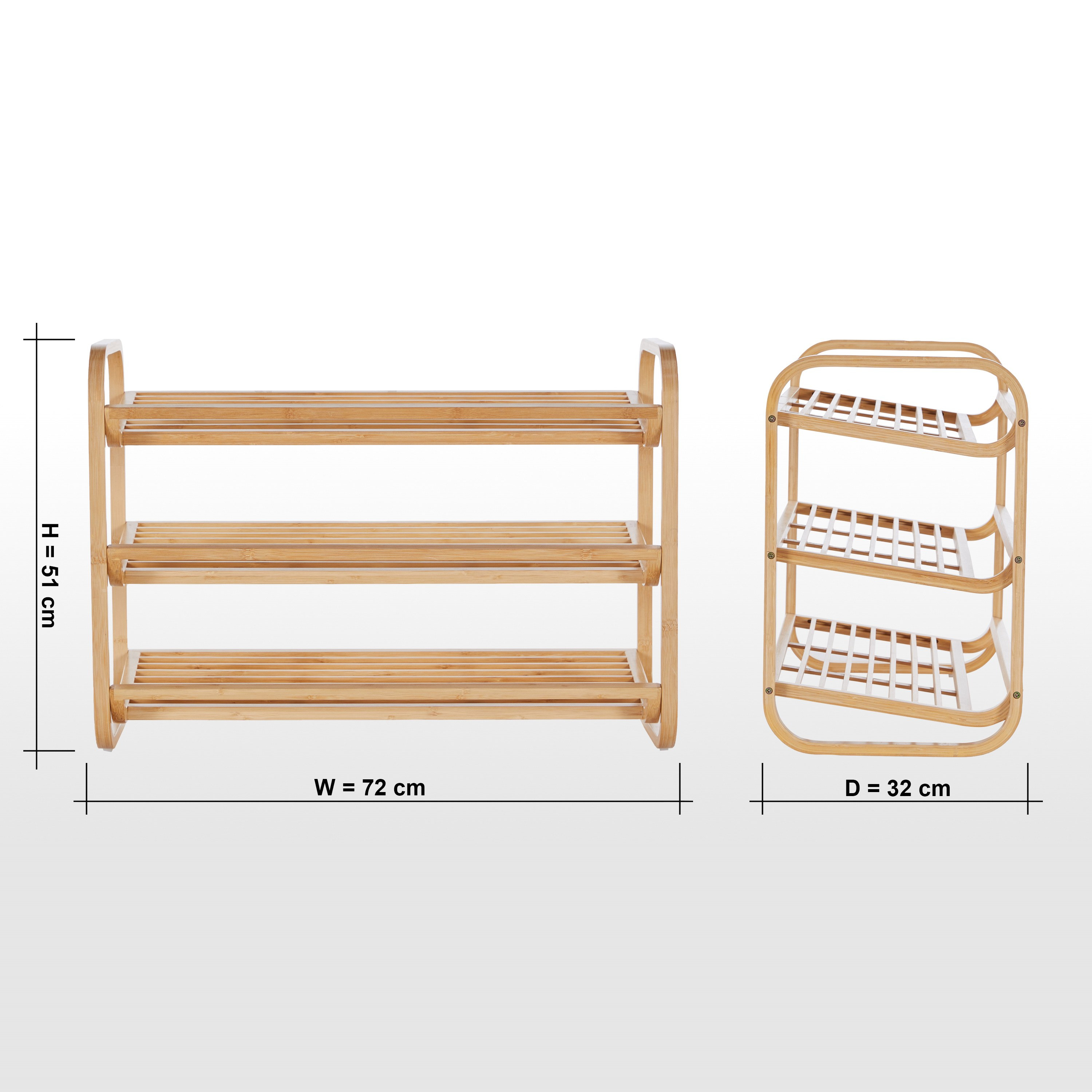 Bamboo shoe hot sale rack kmart