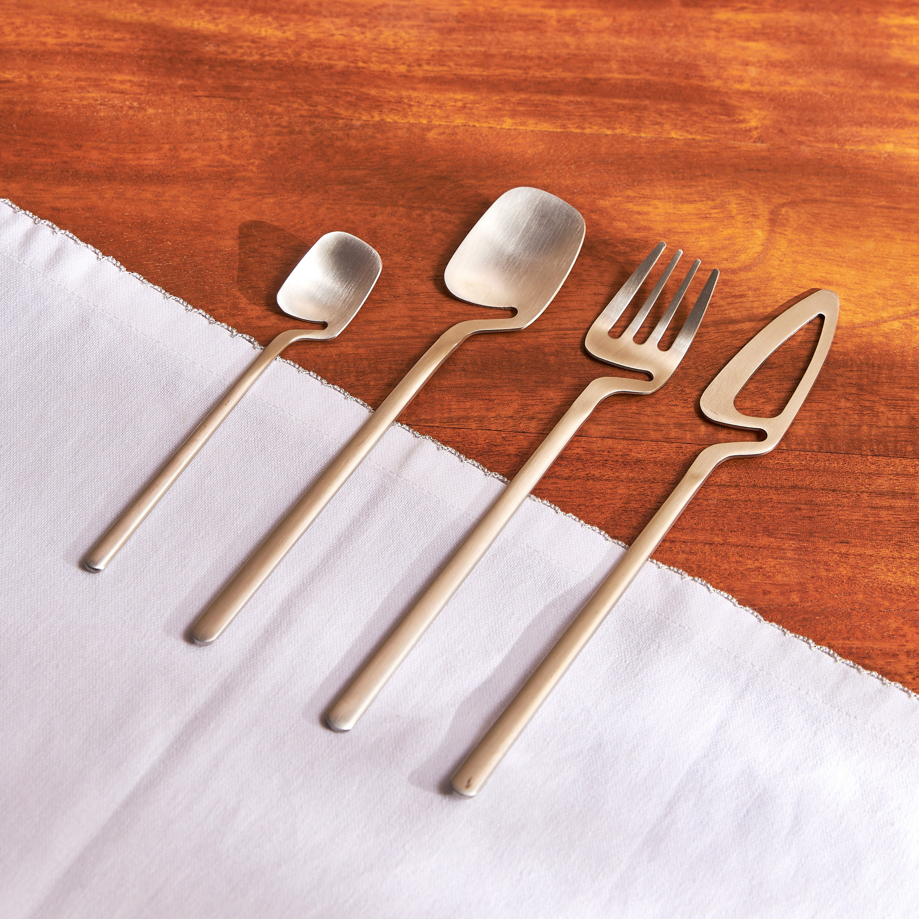 طقم أدوات مائدة 16 قطعة - ستوناج - لـ 4 أشخاص-household-dining-cutlery-cutlerysets-image-1