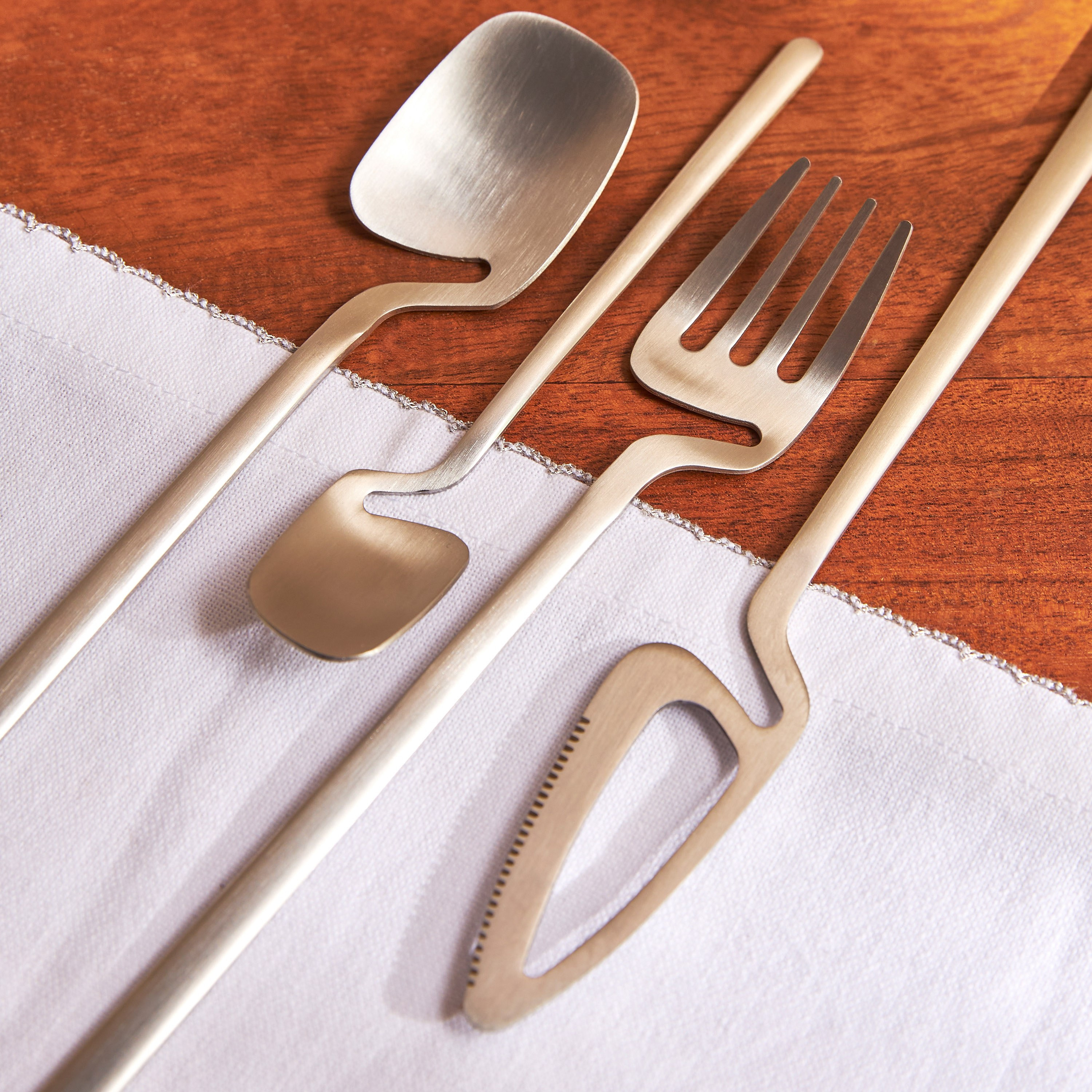 طقم أدوات مائدة 16 قطعة - ستوناج - لـ 4 أشخاص-household-dining-cutlery-cutlerysets-image-2