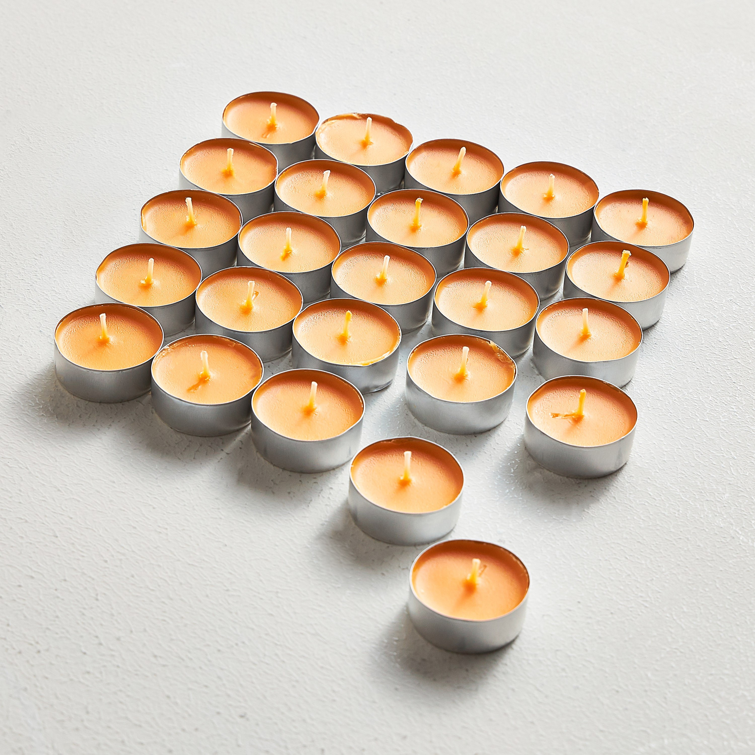 شموع صغيرة برائحة البرتقال والشوكولاتة - بيتالي - طقم 25 قطعة-household-homefragrance-candles-image-1