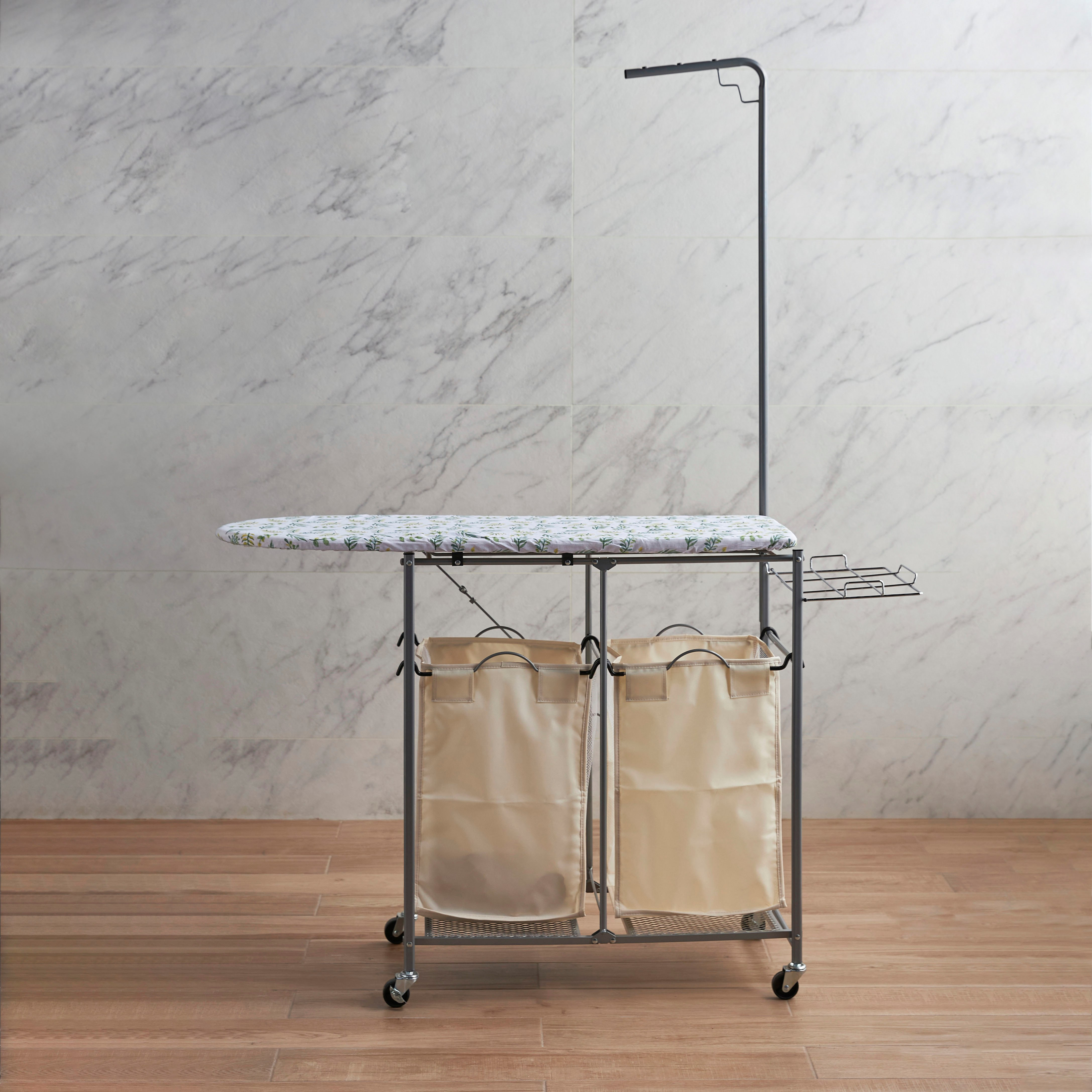 Niles Folding Laundry Centre - 130x38x175 cm-household-bathandlaundry-laundrysolutions-ironingboards-image-2