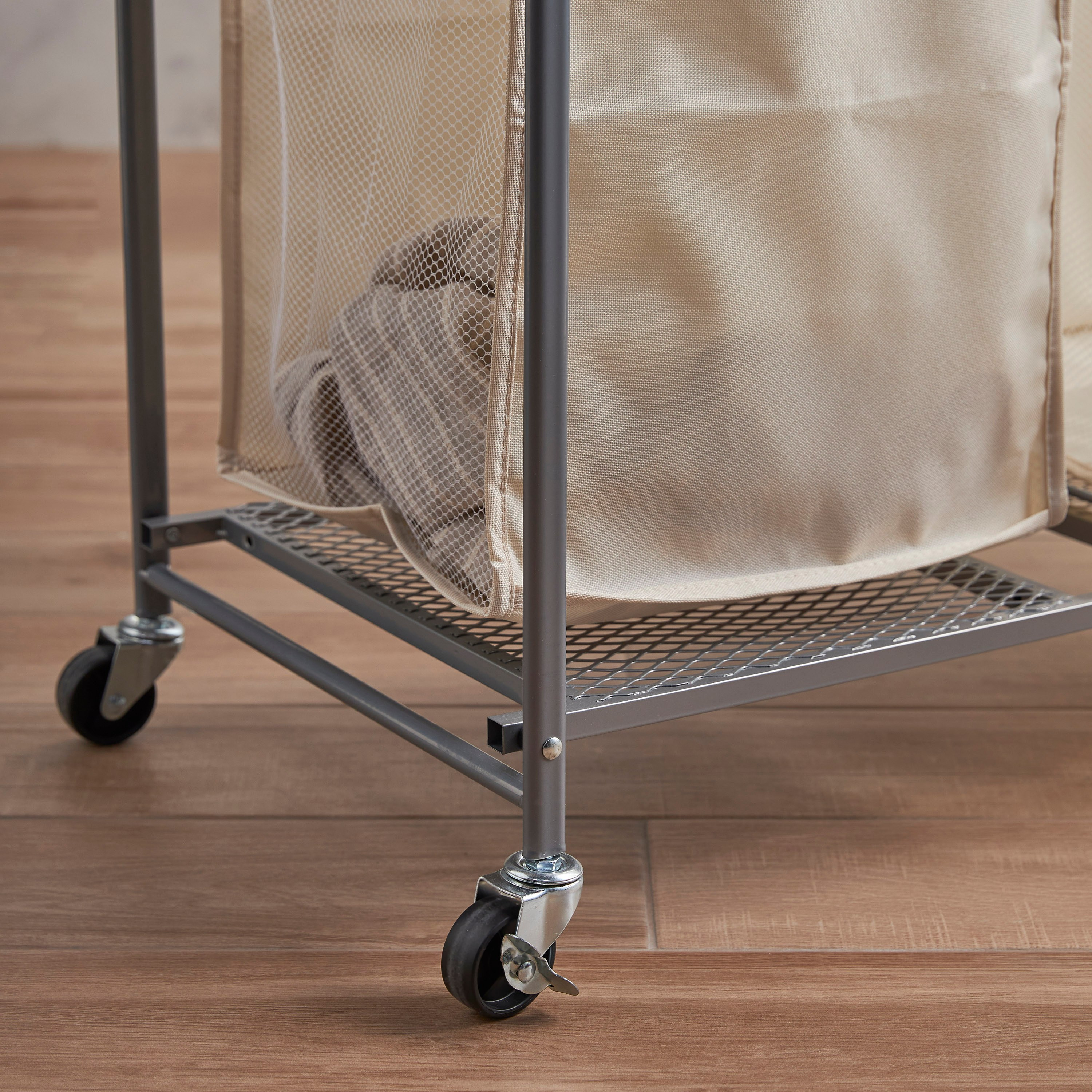 Niles Folding Laundry Centre - 130x38x175 cm-household-bathandlaundry-laundrysolutions-ironingboards-image-4