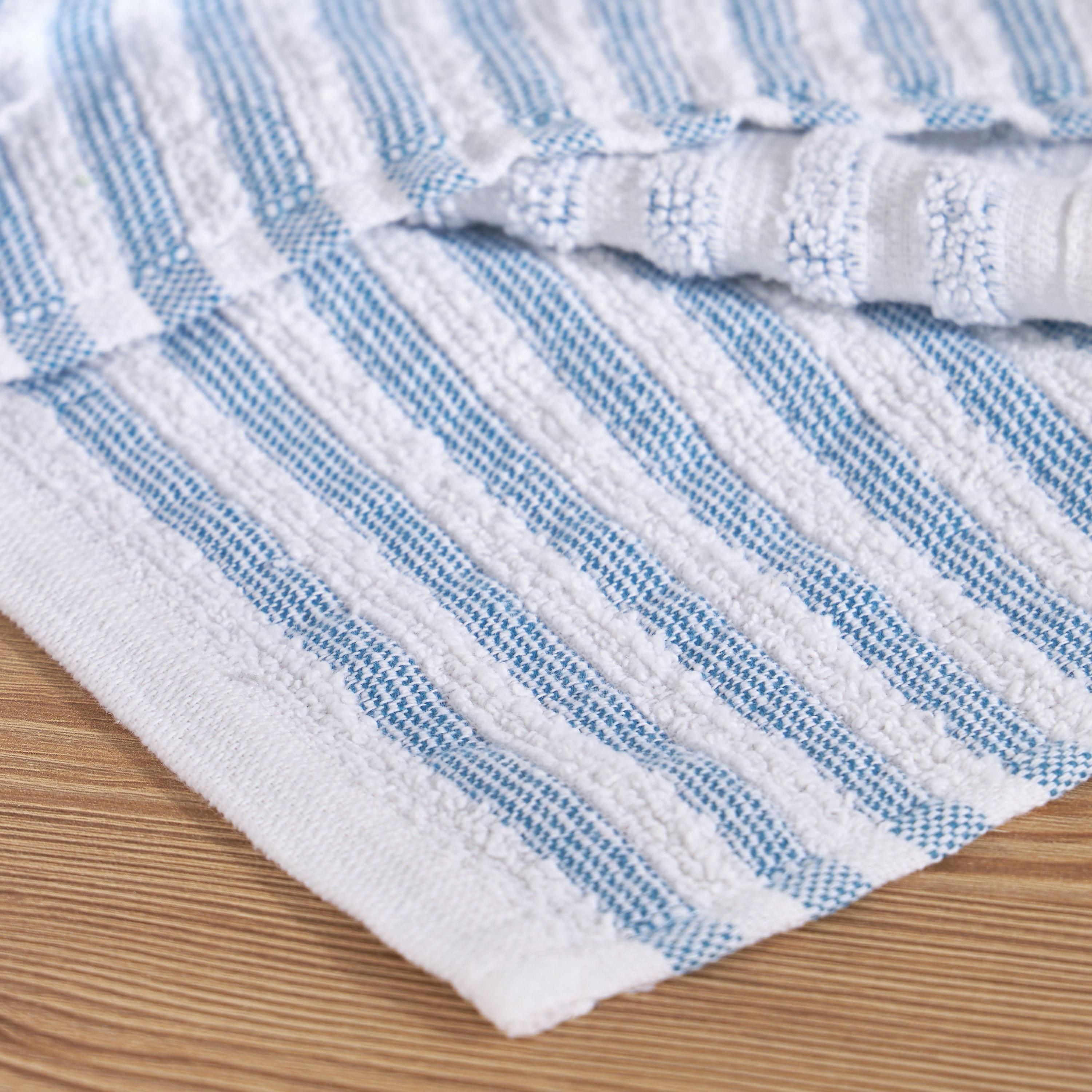 Nina 2-Piece Stripe Kitchen Towel Set - 50x70 cm-household-kitchen-kitchenlinen-kitchentowelsandlinen-image-2