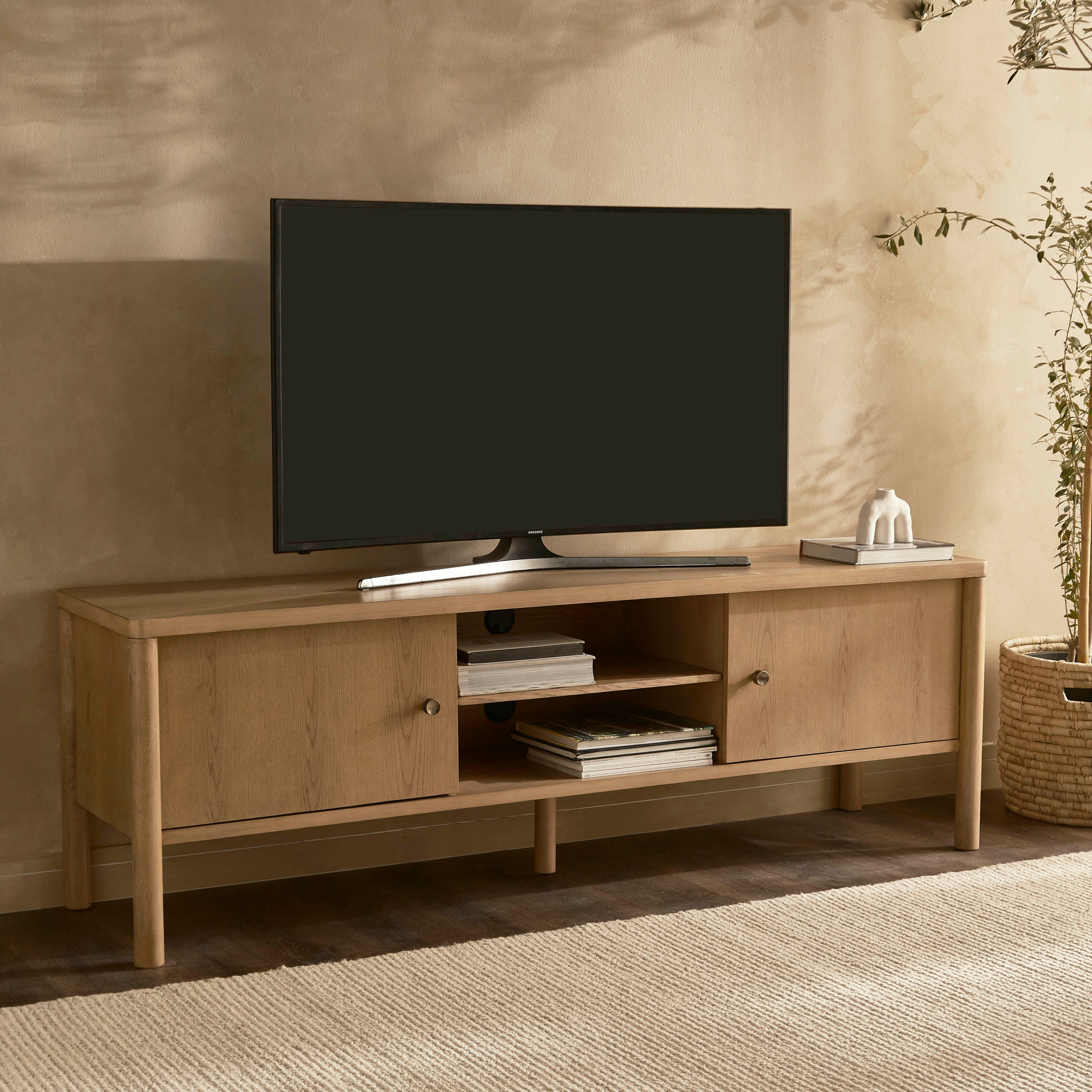 Rustic Comfort TV Unit
