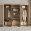 Rustic Comfort 6-Door Wardrobe with Drawers-furniture-bedroom-wardrobes-image-3