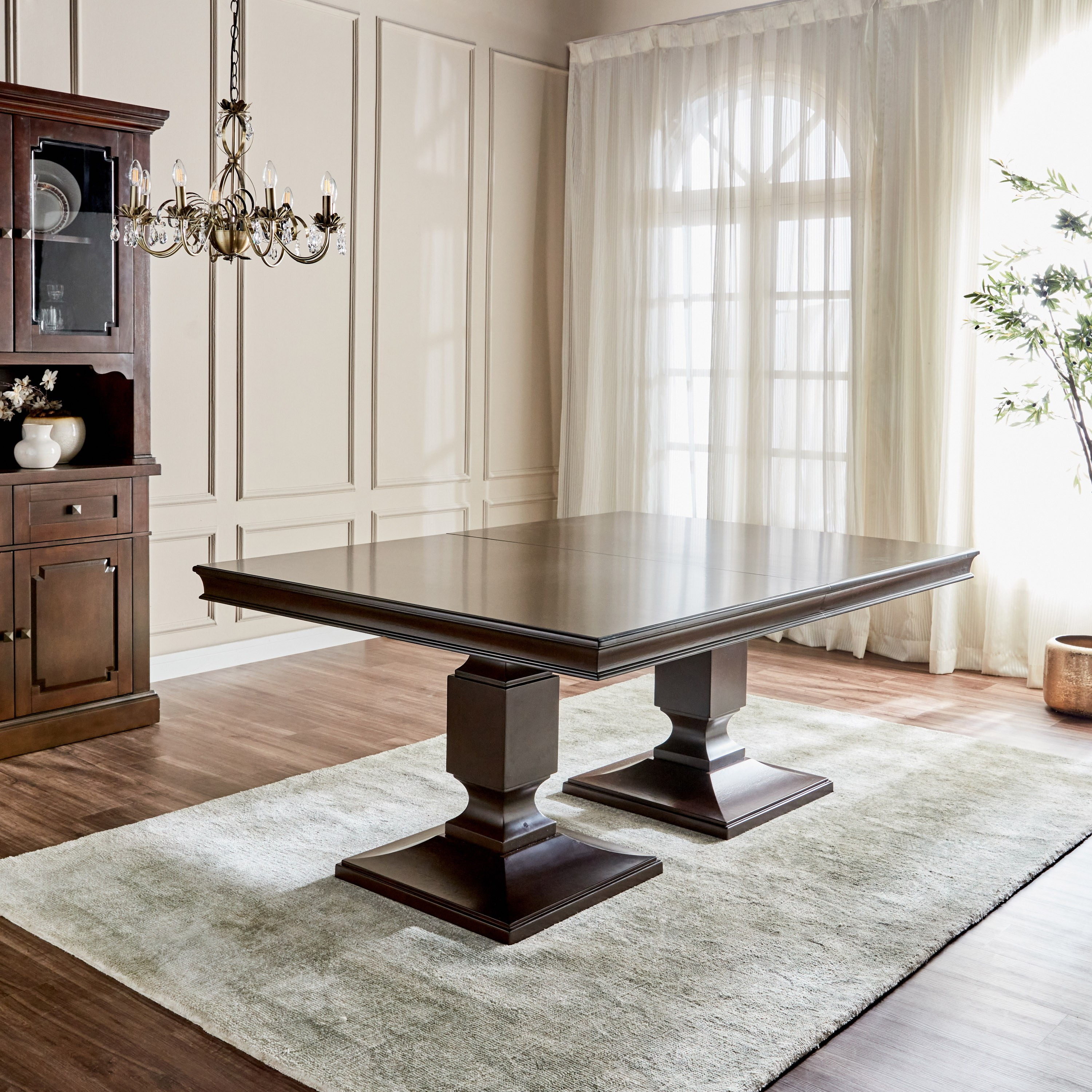 Expandable dining room deals table