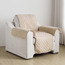 Essential Check 1-Seater Sofa Cover - 165x179 cm-household-cushionsandthrows-seatcovers-image-1
