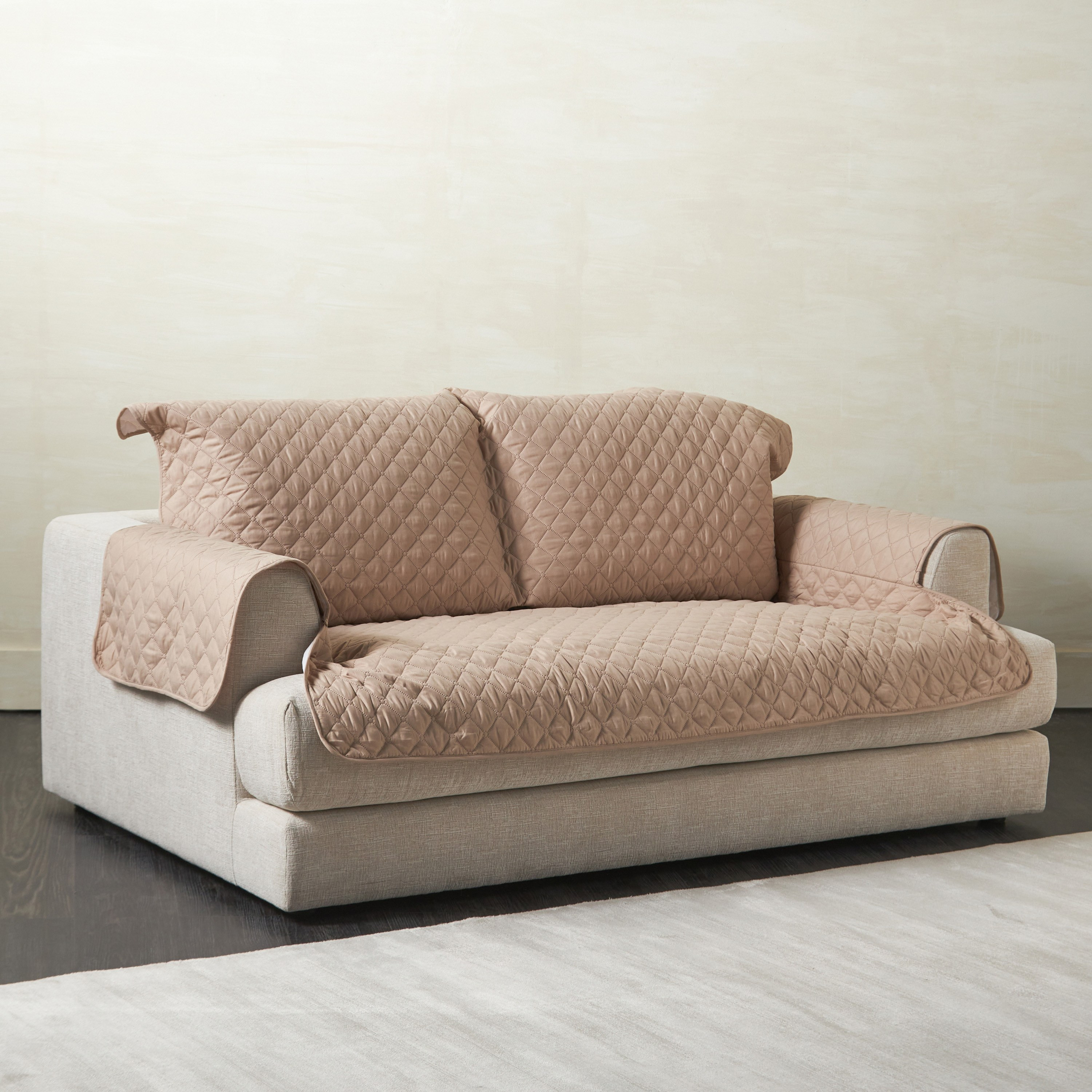 غطاء كنبة 3 مقاعد مربعات- إسينشال - 279x179 سم-household-cushionsandthrows-seatcovers-image-1