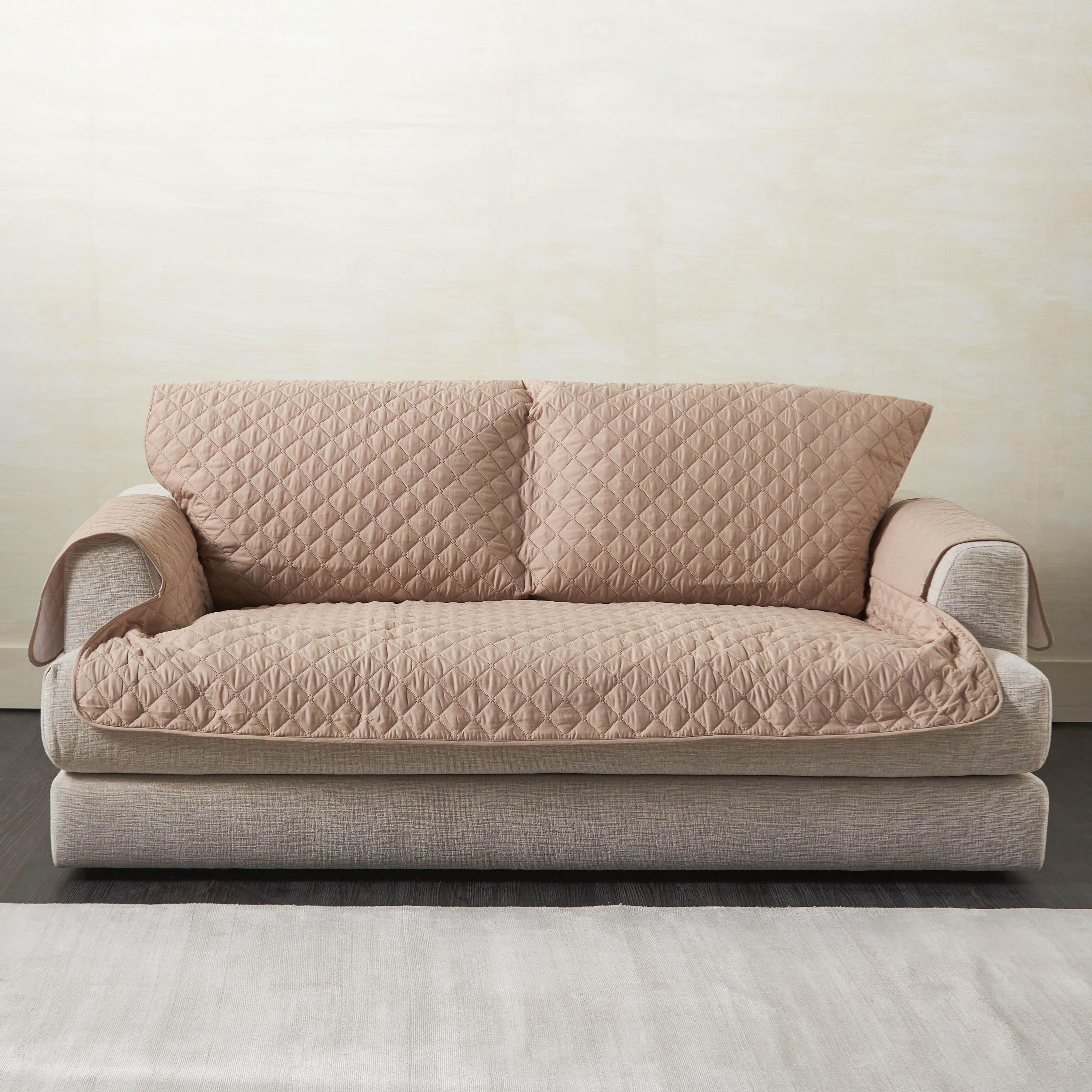 غطاء كنبة 3 مقاعد مربعات- إسينشال - 279x179 سم-household-cushionsandthrows-seatcovers-image-2