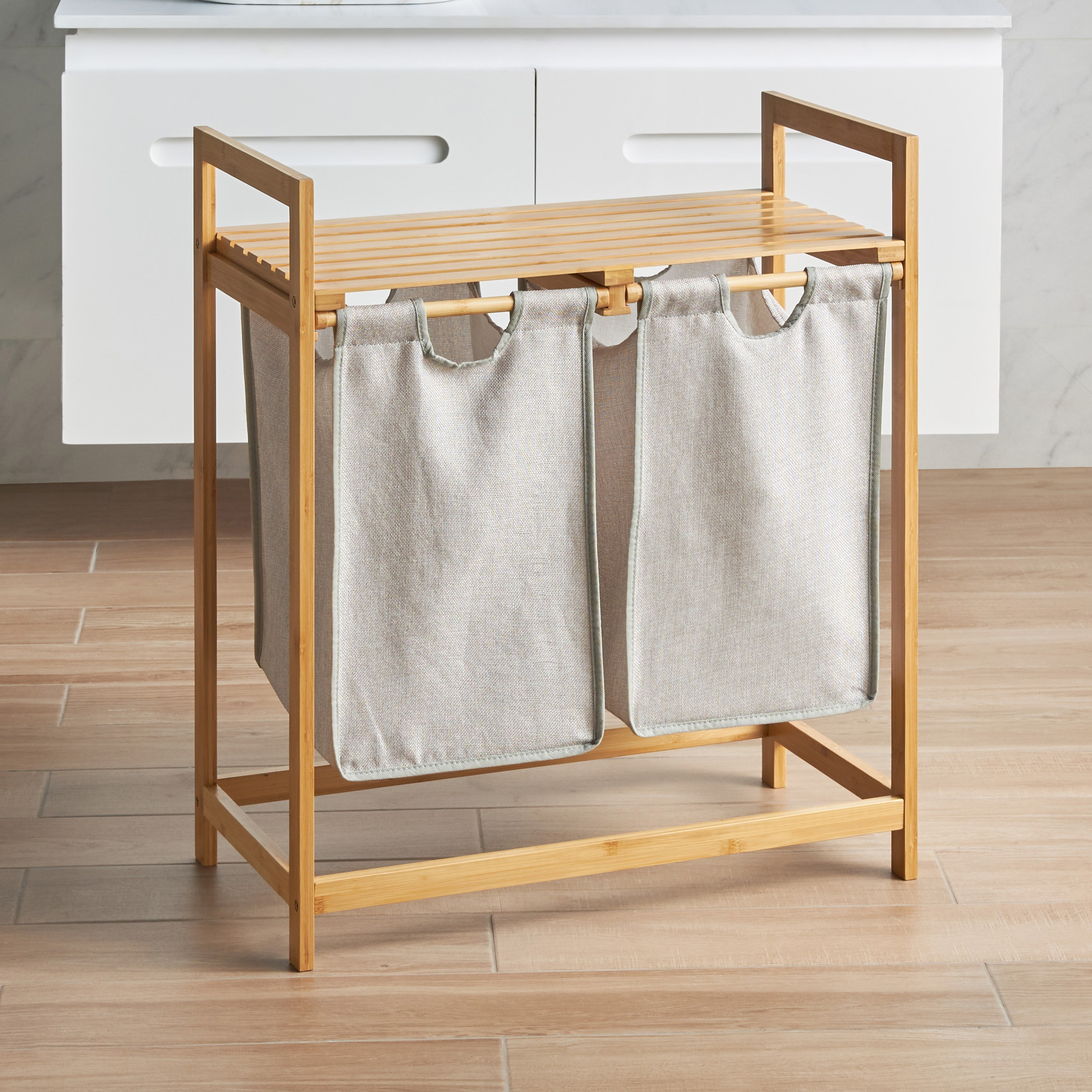 Aaron Dual Compartment Laundry Station