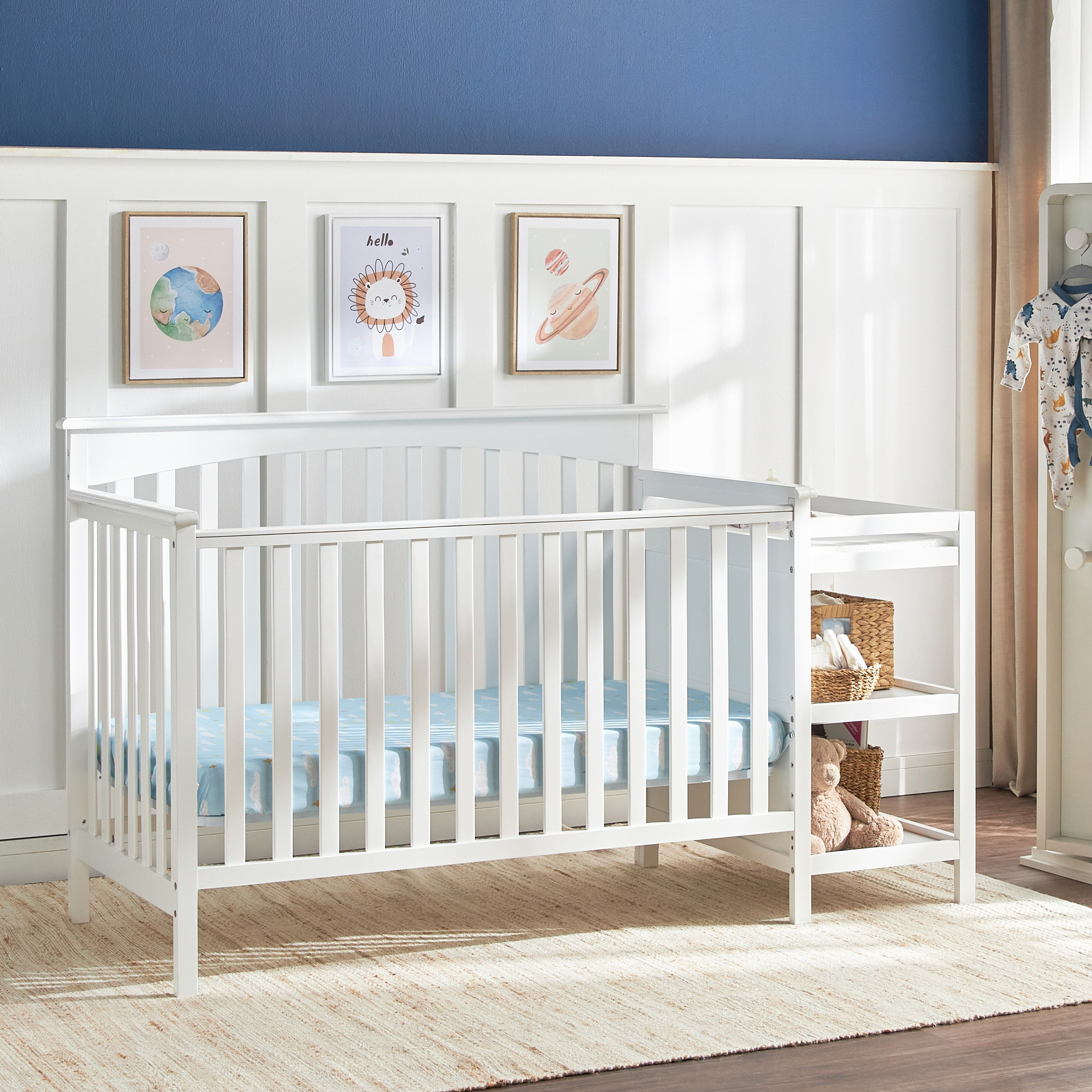 Finley crib cheap and changer