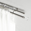 Diamond Extendable Double Curtain Rod - 112-274 cm-household-windows-curtainrodsandaccessories-curtainrods-image-1