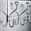 رف تعليق على الباب بـ 5 خطافات - كريستل-household-bathandlaundry-bathroomorganizing-wallfixturesandhooks-image-2