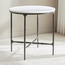 Hammered Marble Top Side Table-furniture-livingroom-sideandendtables-image-1