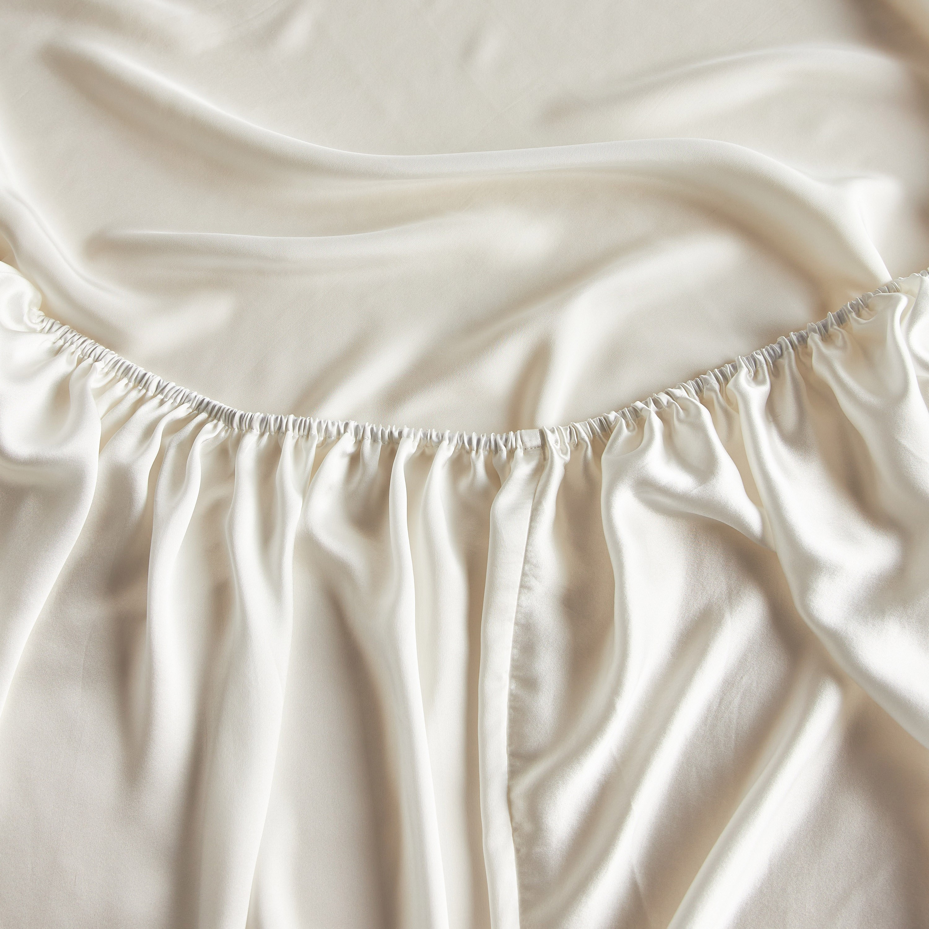 Mulberry Silk King Fitted Sheet - 180x205 cm-household-bedding-sheetsandpillowcases-fittedsheets-image-3
